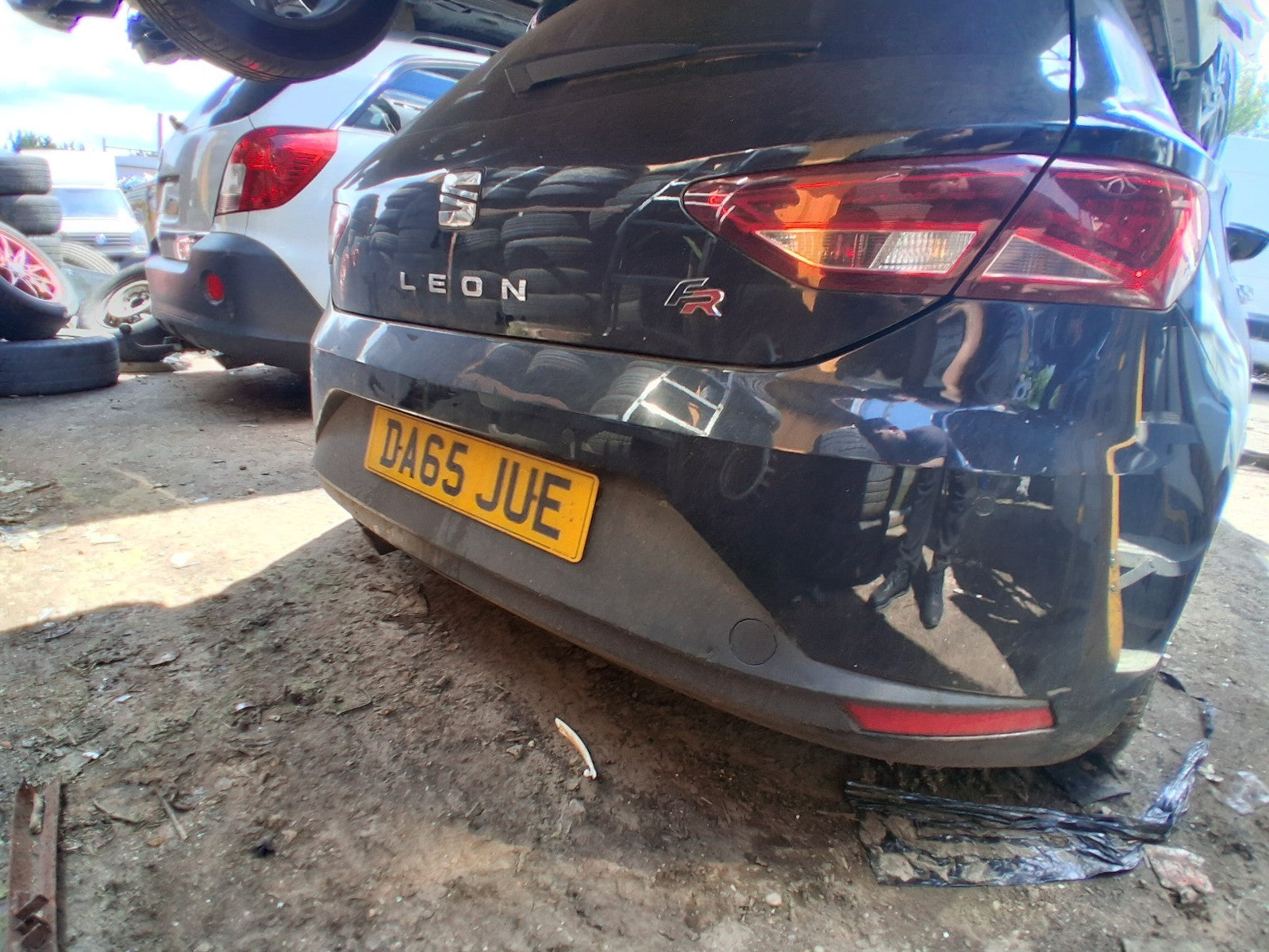 2015 SEAT LEON FR MK3 REAR BARE TAILGATE BOOTLID MIDNIGHT BLACK LY9T