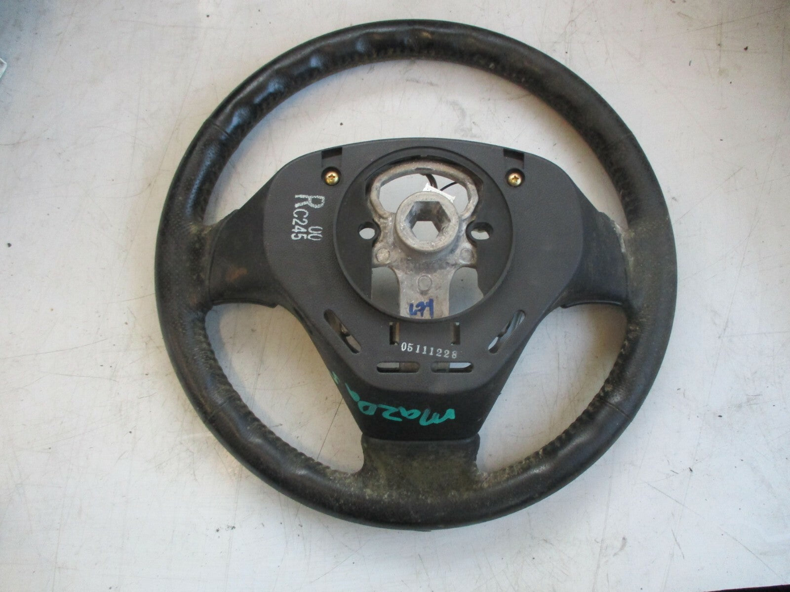 MAZDA 5 MK2 2006 MULTIFUNCTION STEERING WHEEL BLACK