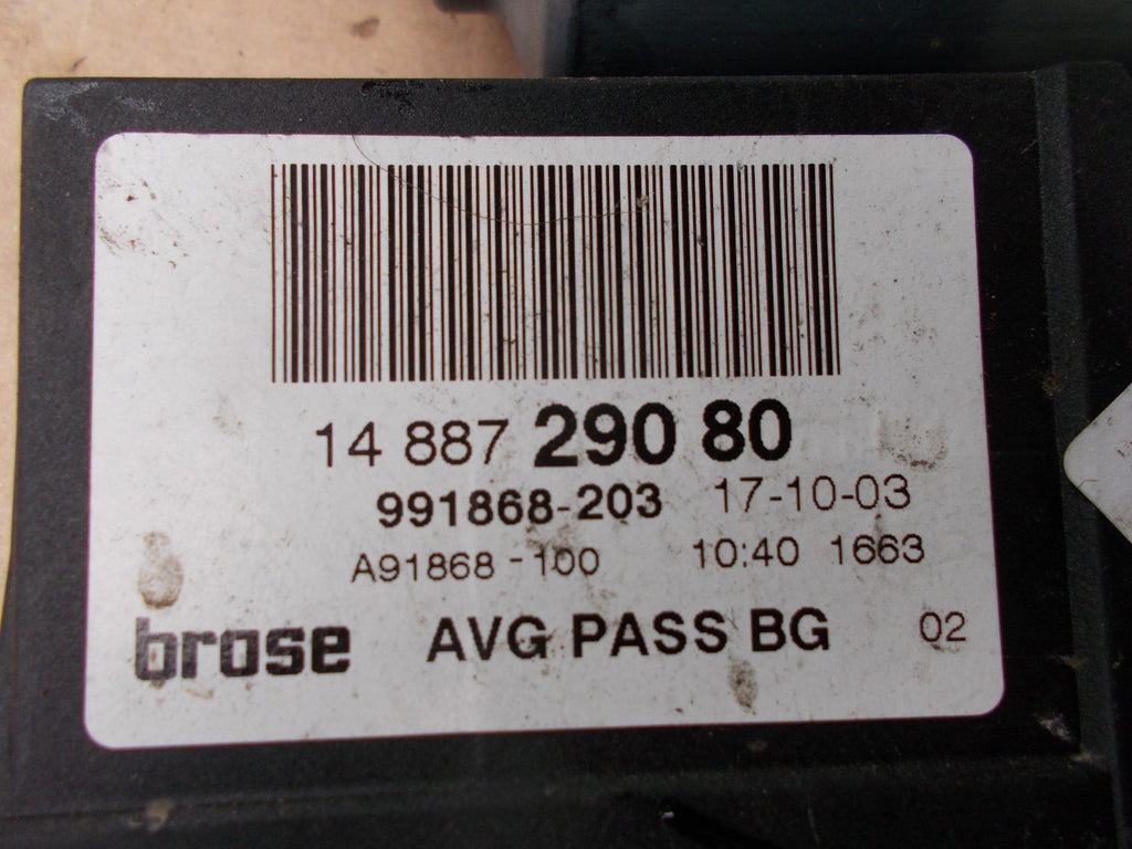 2004 CITROEN C8 ESTATE NSF PASSENGER SIDE FRONT ELECTRIC WINDOW MOTOR 1488729080