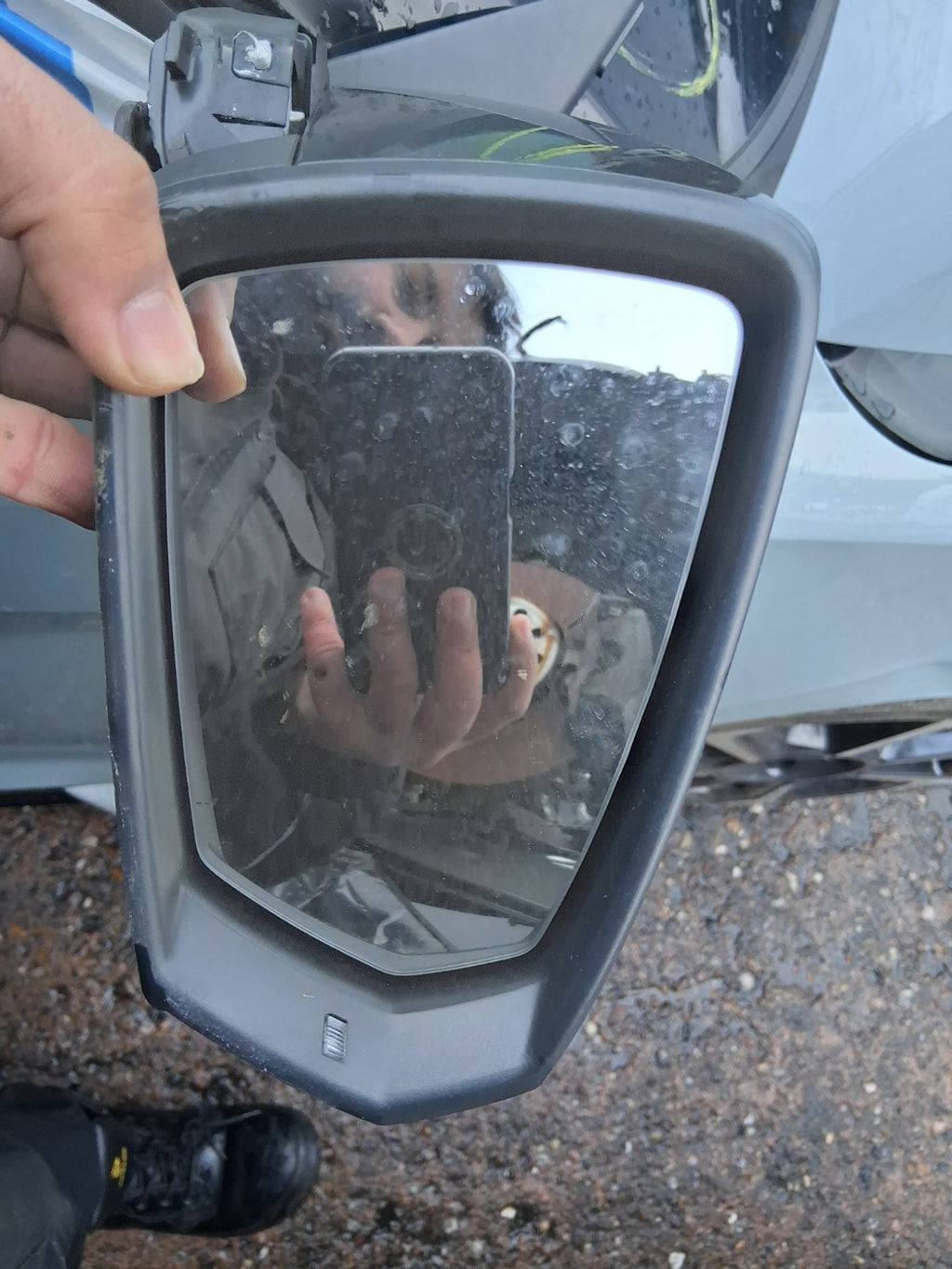 2025 AUDI A1 S LINE MK2 GB OSF DRIVER SIDE RIGHT ELECTRIC WING MIRROR BLACK