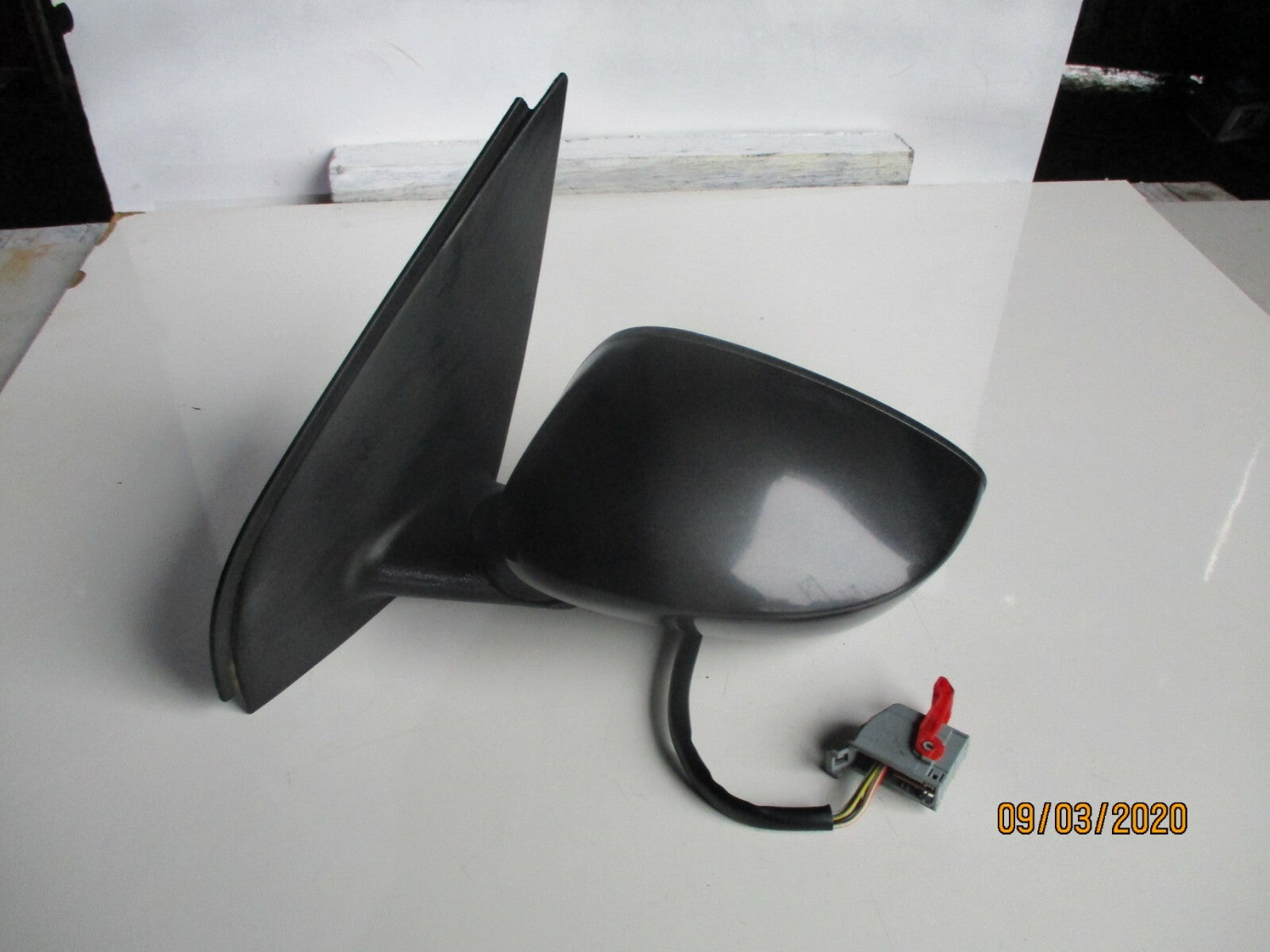FIAT STILO 2005 NS PASSENGER SIDE ELECTRIC DOOR WING MIRROR BLACK E30158459