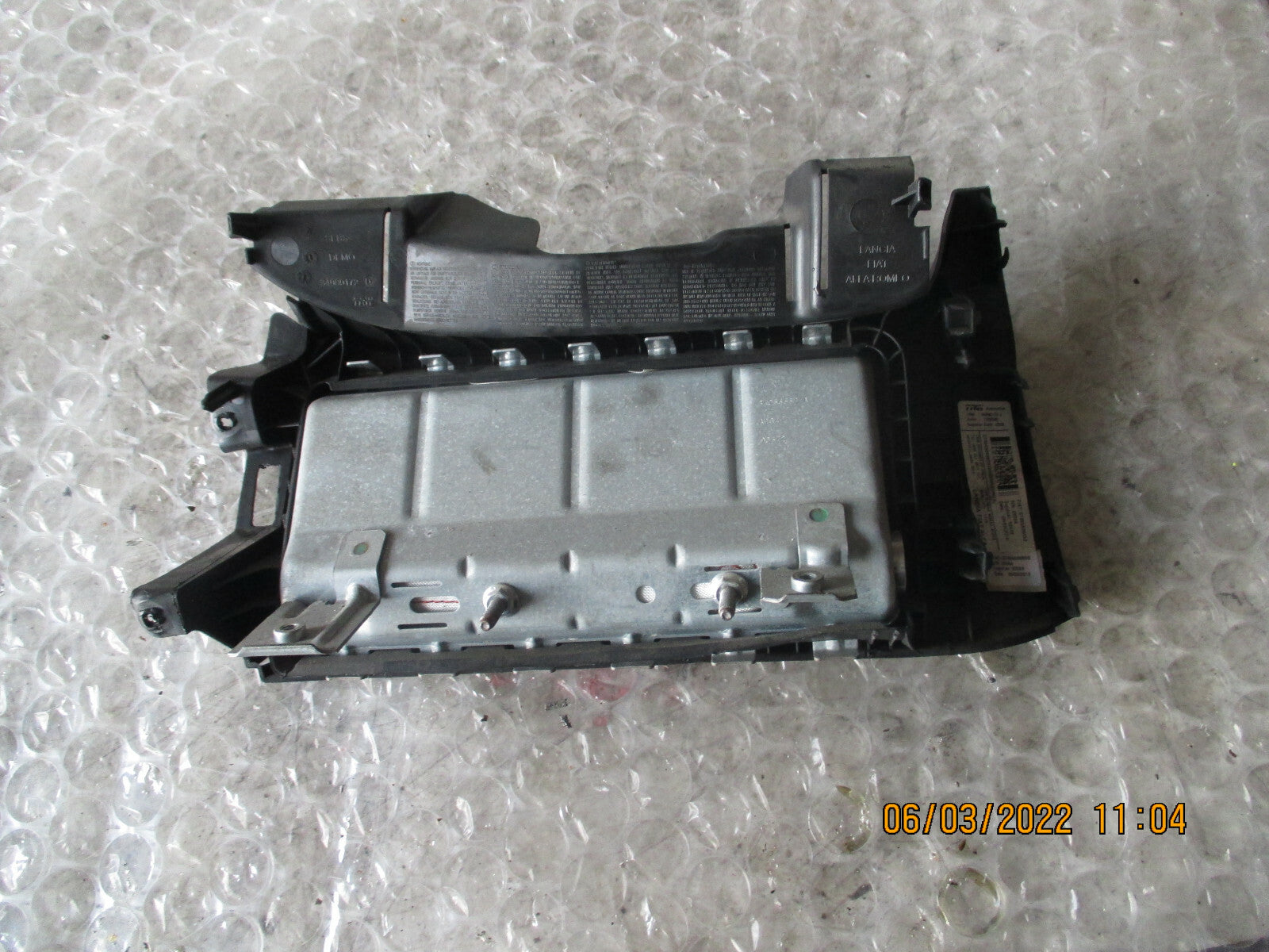FIAT GRANDE PUNTO 2013 OSF FRONT DRIVER SIDE UNDER STEERING WHEEL KNEE AIRBAG