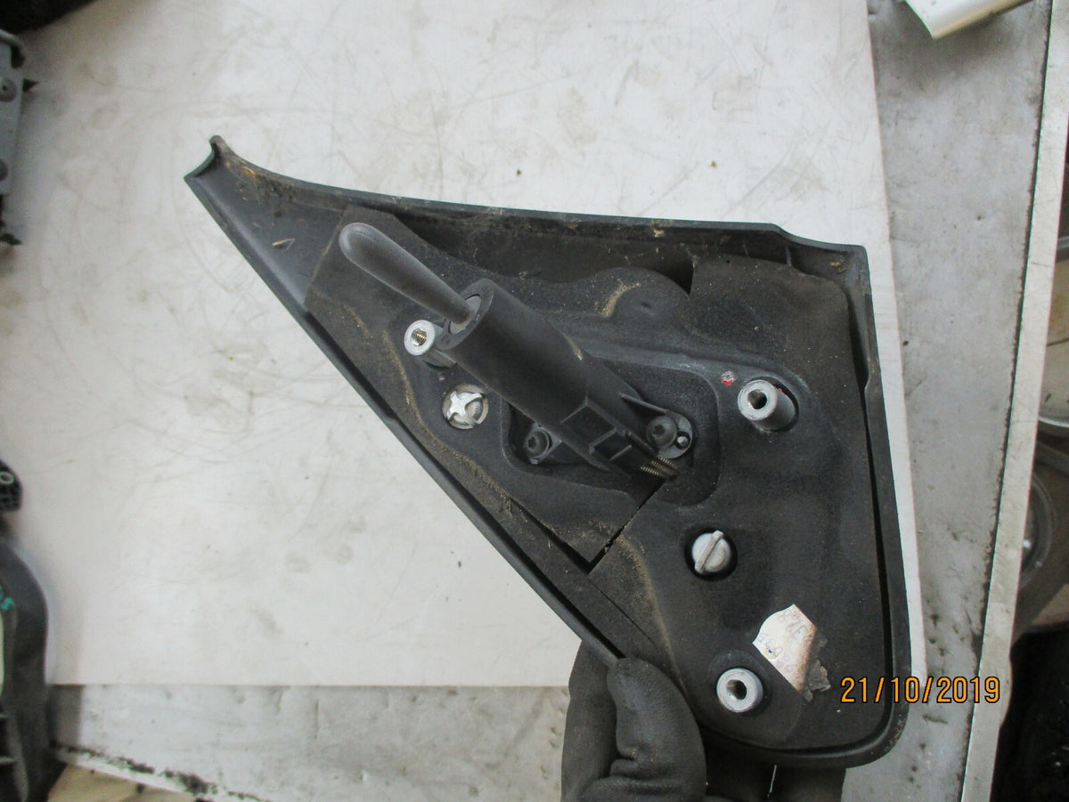 RENAULT CLIO MK2 OS DRIVER SIDE MANUAL DOOR WING MIRROR BLACK