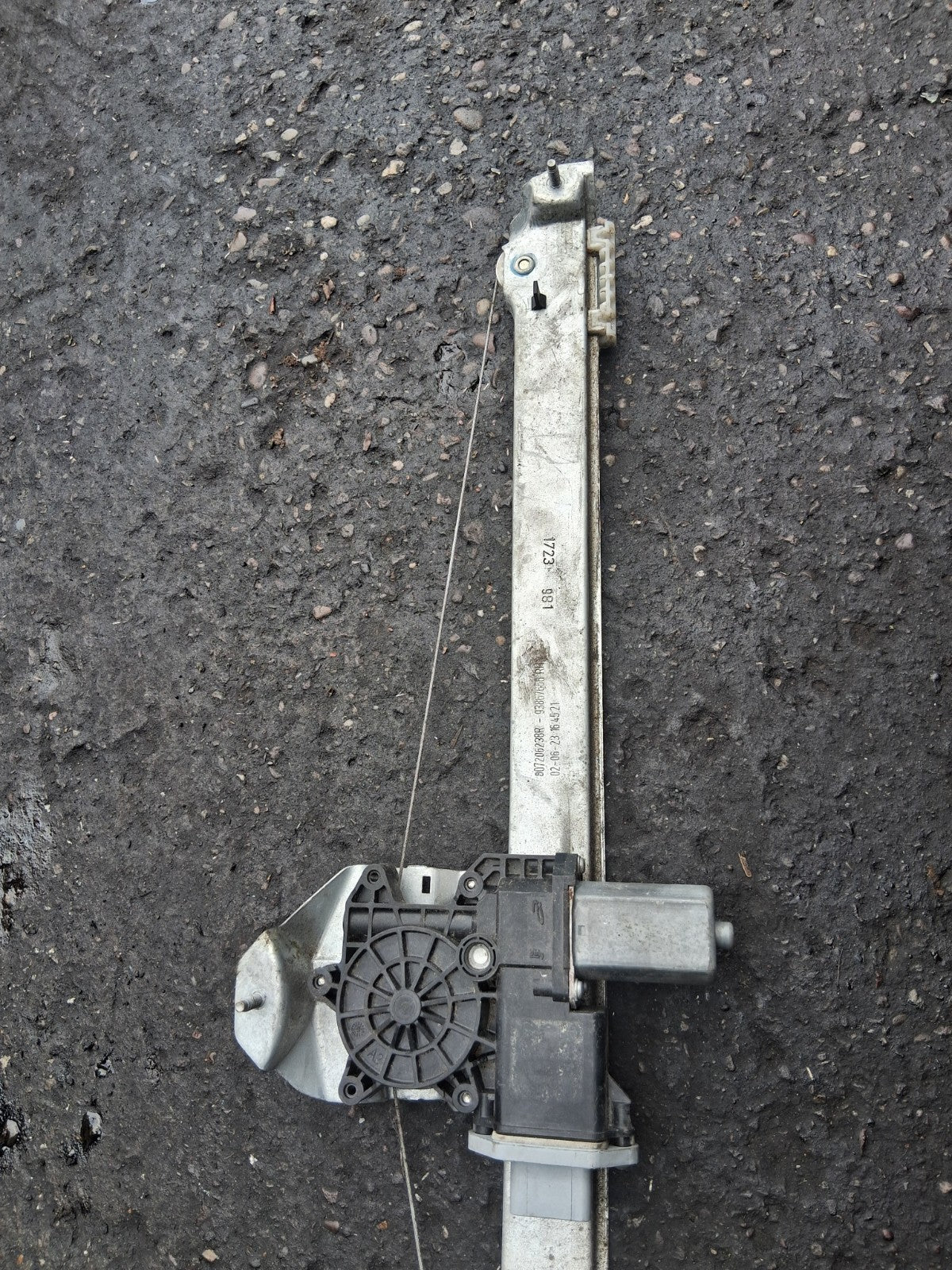 2023 RENAULT TRAFIC MK3 OSF DRIVER SIDE FRONT WINDOW MOTOR REGULATOR 807206238R