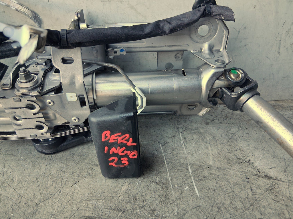 2023 CITROEN BERLINGO MK3 STEERING COLUMN IGNITION BARREL WITH KEY 9820460577