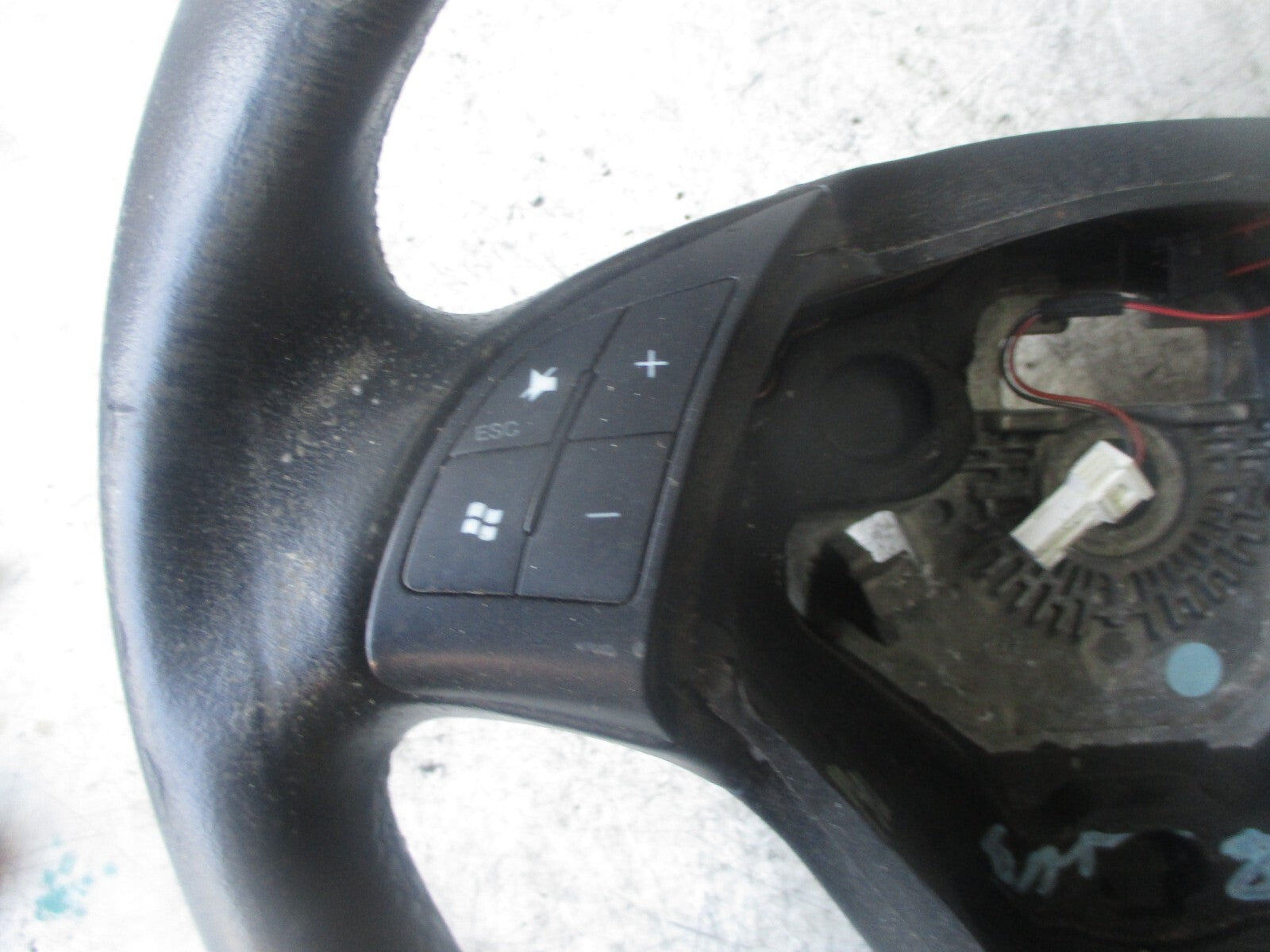 2008 FIAT GRANDE PUNTO MULTIFUNCTION DRIVER STEERING WHEEL
