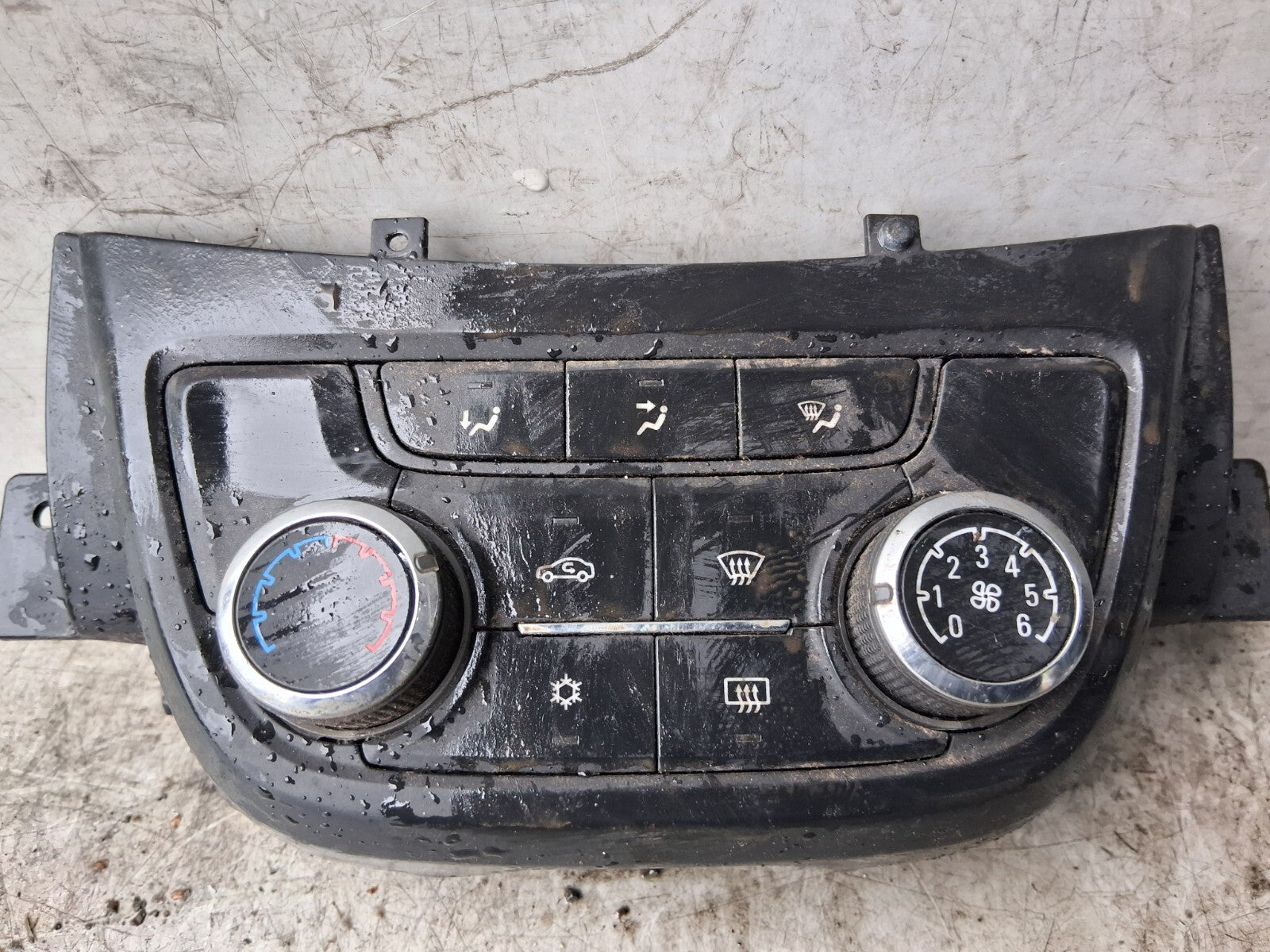 2017 VAUXHALL ZAFIRA C TOURER AC HEATER CLIMATE CONTROL SWITCH PANEL 39081561