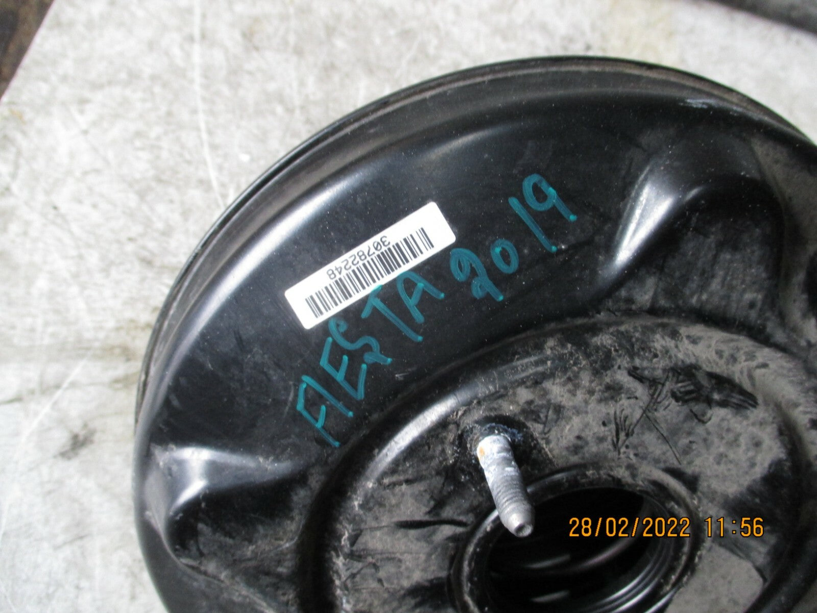 FORD FIESTA 2019 MK8 1.0 PETROL BRAKE SERVO H1BC-2B195-BD