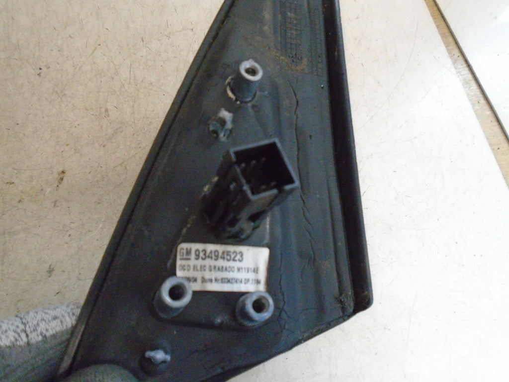 VAUXHALL MERIVA A 2005 OSF FRONT DRIVER SIDE ELECTRIC WING MIRROR 93494523