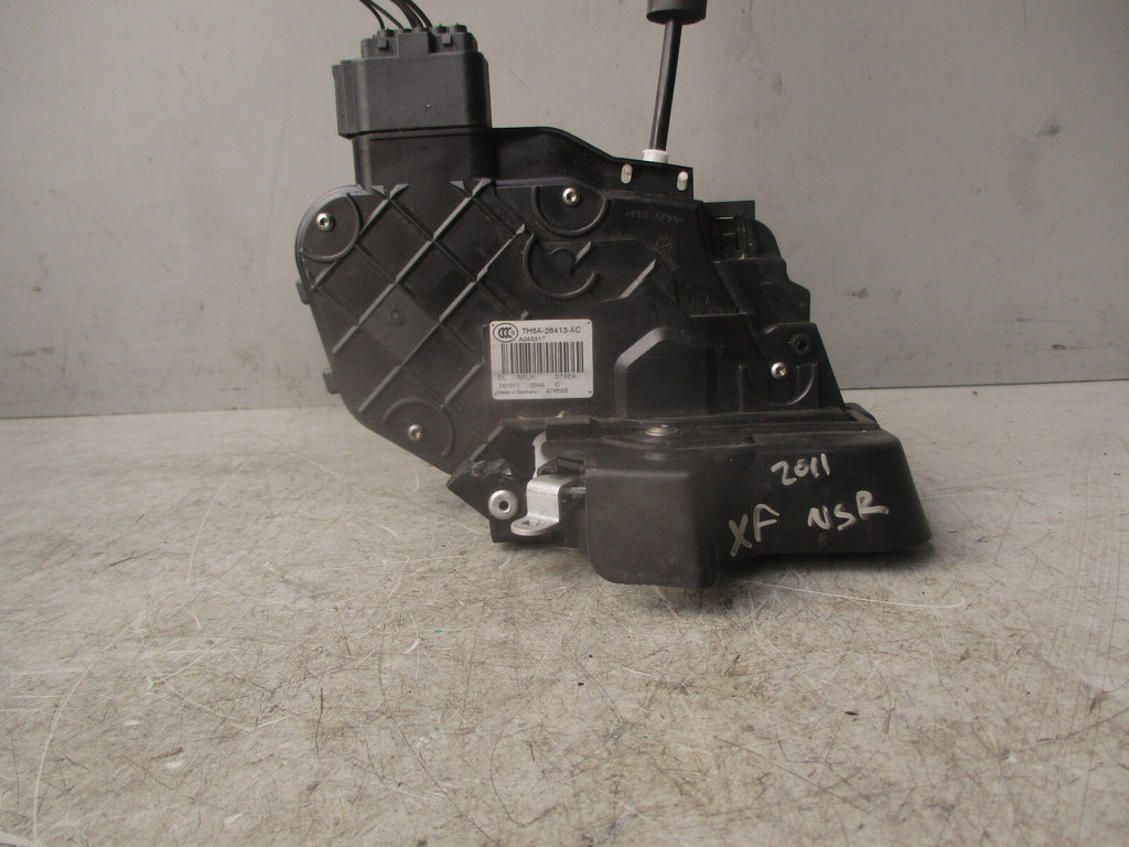 2011 JAGUAR XF X250 NSR PASSENGER SIDE REAR LEFT DOOR LOCK 7H5A26413AC