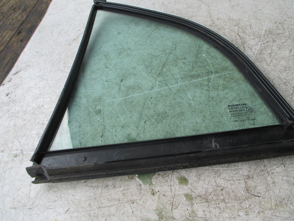 HONDA ACCORD MK6 NSR PASSENGER SIDE REAR QUARTER WINDOW GLASS