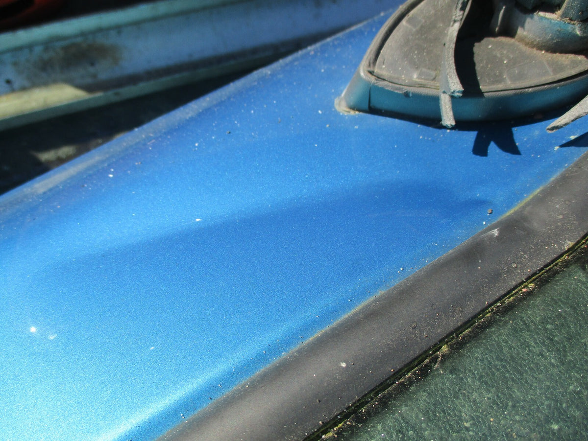 SEAT IBIZA 6J 3 DOOR NSF PASSENGER SIDE FRONT COMPLETE DOOR LW5N BLUE