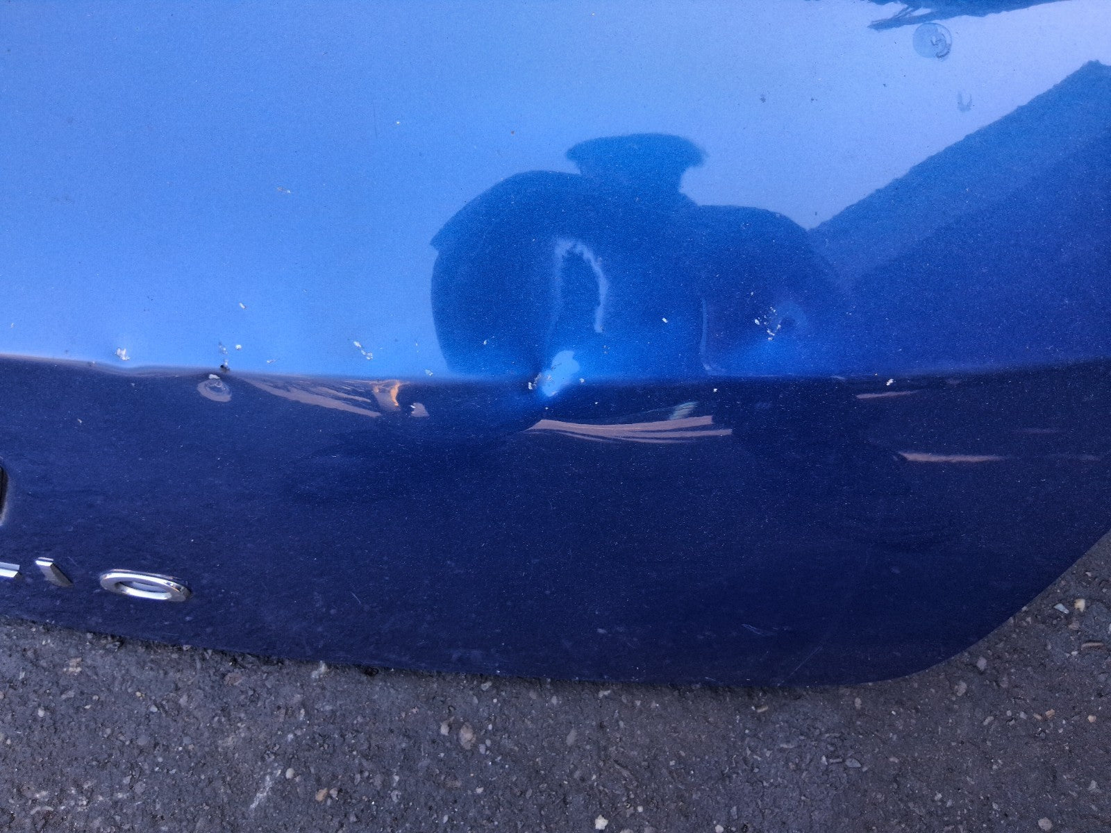 2008 RENAULT CLIO MK3 COMPLETE REAR TAILGATE BOOTLID BLUE