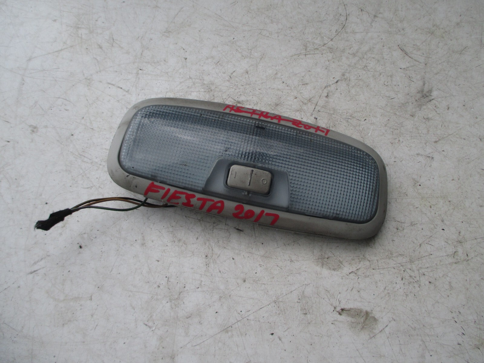 FORD FIESTA 2017 MK7 REAR INTERIOR ROOF READING MAP LIGHT LAMP SWITCH