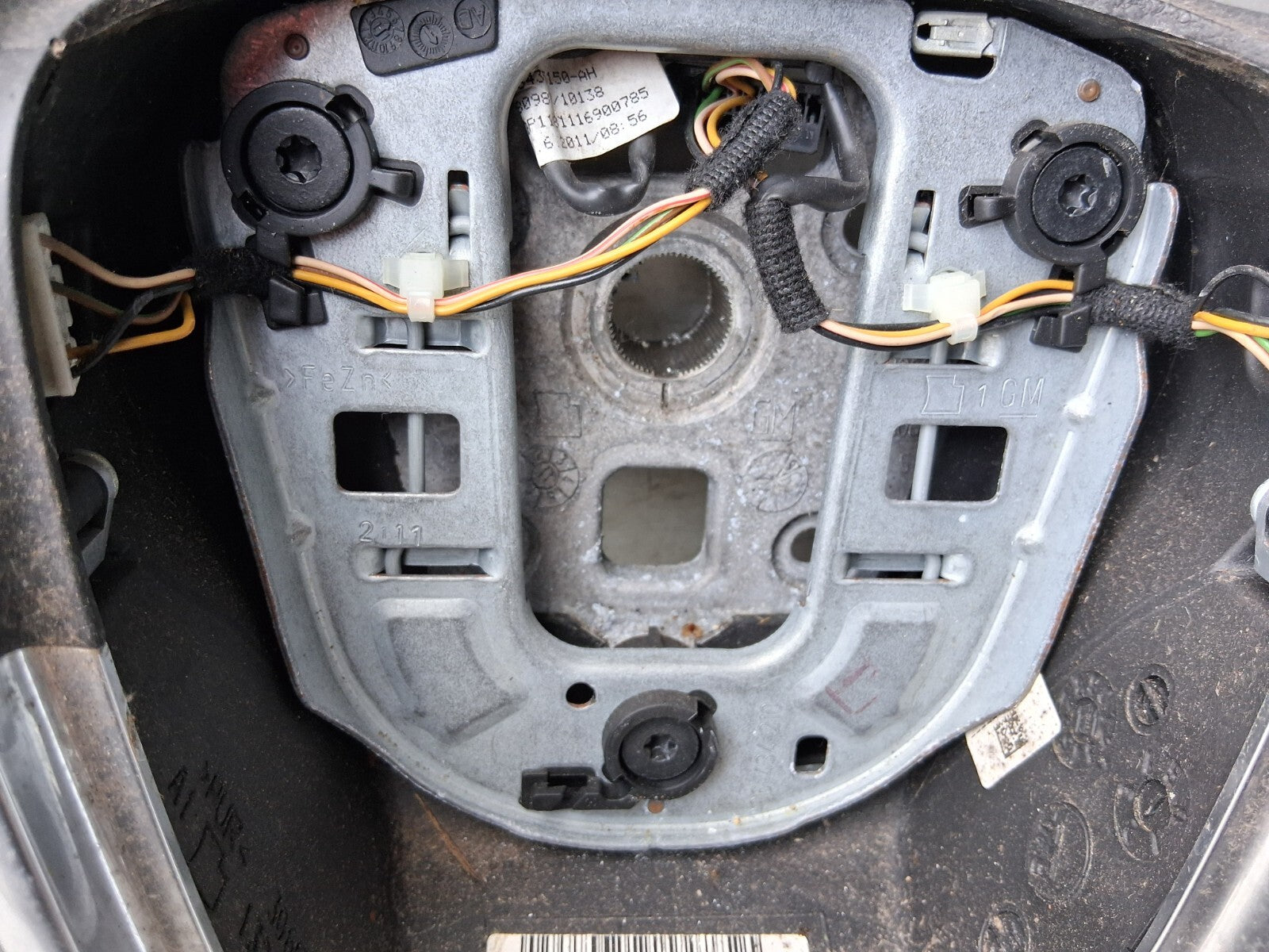 2012 VAUXHALL ASTRA J MULTIFUNCTIONAL STEERING WHEEL 13351023