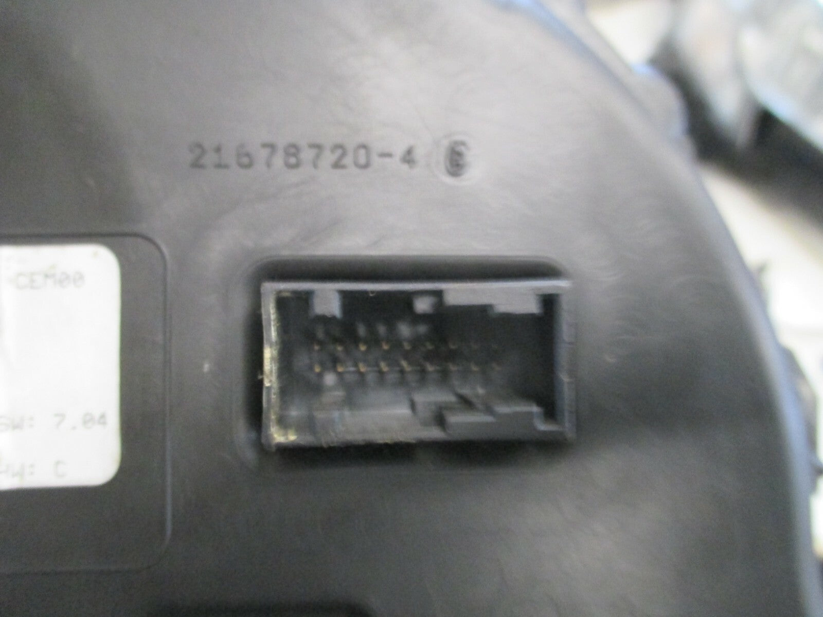 CITROEN C2 2007 SPEEDOMETER INSTRUMENT CLUSTER P9660225780