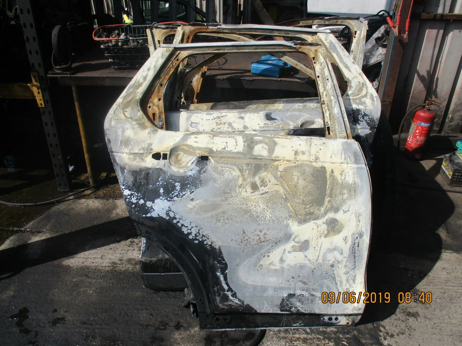 LAND ROVER DISCOVERY SPORT L550 OSR DRIVER SIDE REAR DOOR BARE DAMAGED