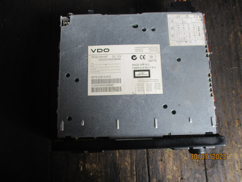 HYUNDAI GETZ 2005 RADIO CD PLAYER HEAD UNIT 907921631979