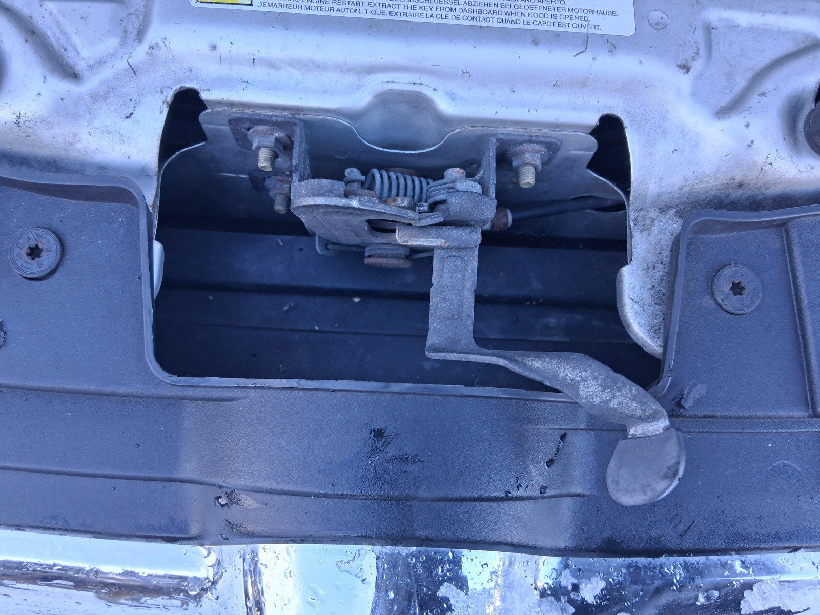 2015 VAUXHALL COMBO D FRONT BONNET HOOD LOCK LATCH