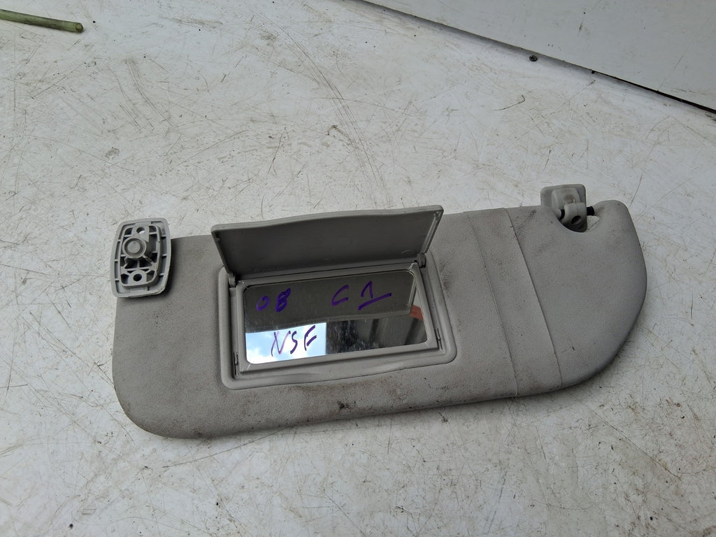 2008 CITROEN C1 MK1 NSF PASSENGER SIDE FRONT INTERIOR SUN VISOR SHADE