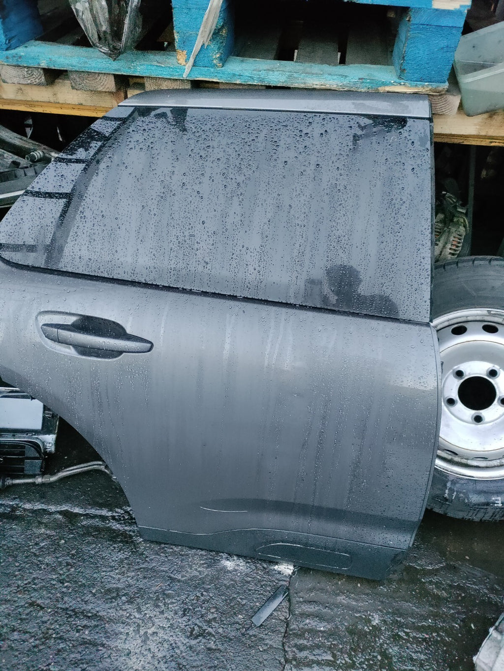 2019 CITROEN C4 CACTUS OSR DRIVER SIDE REAR COMPLETE DOOR EVLC NIMBUS GREY