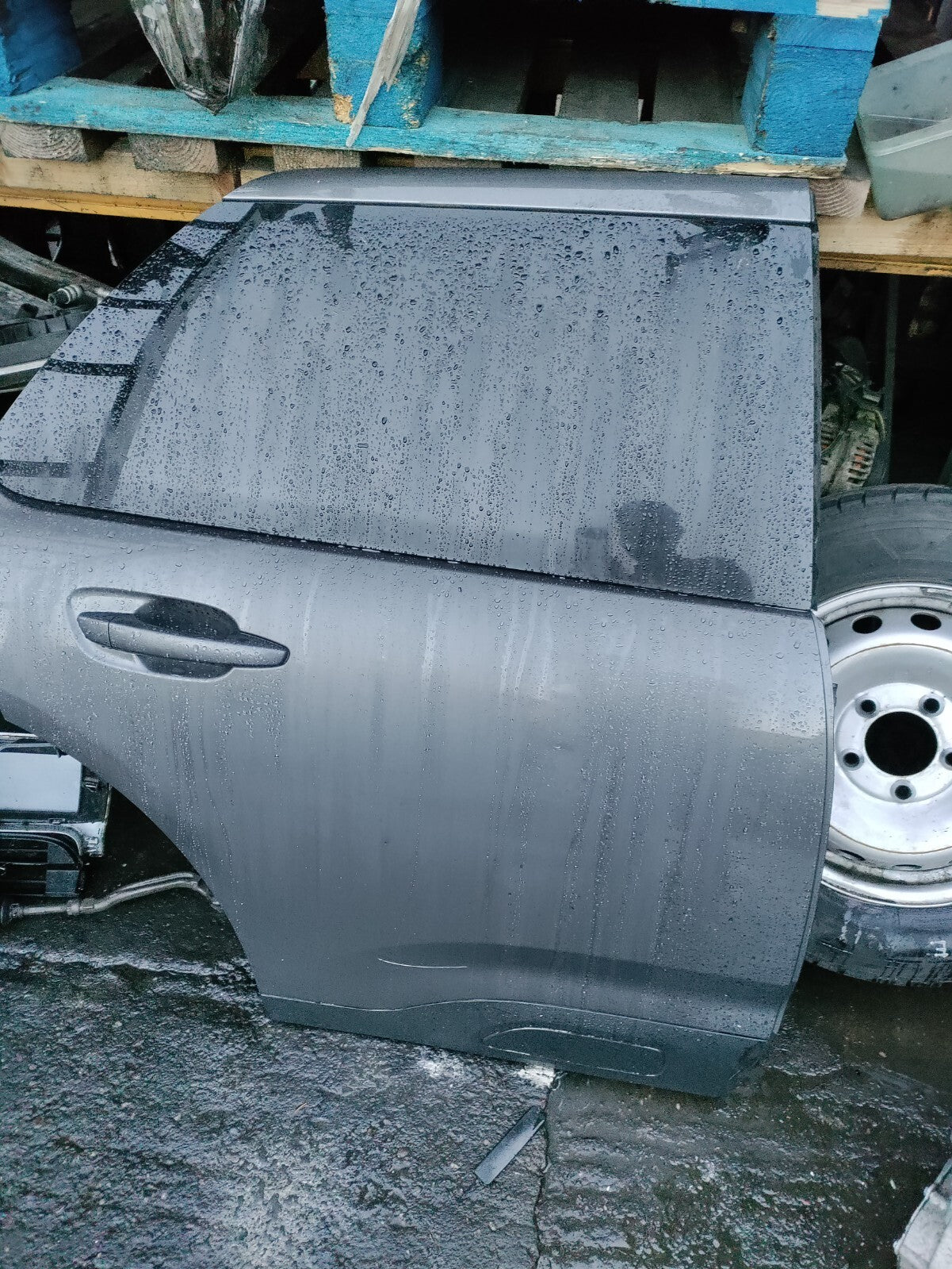 2019 CITROEN C4 CACTUS OSR DRIVER SIDE REAR COMPLETE DOOR EVLC NIMBUS GREY