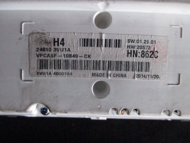 2020 NISSAN NOTE MK3 SPEEDOMETER INSTRUMENT CLUSTER 248103VU1A