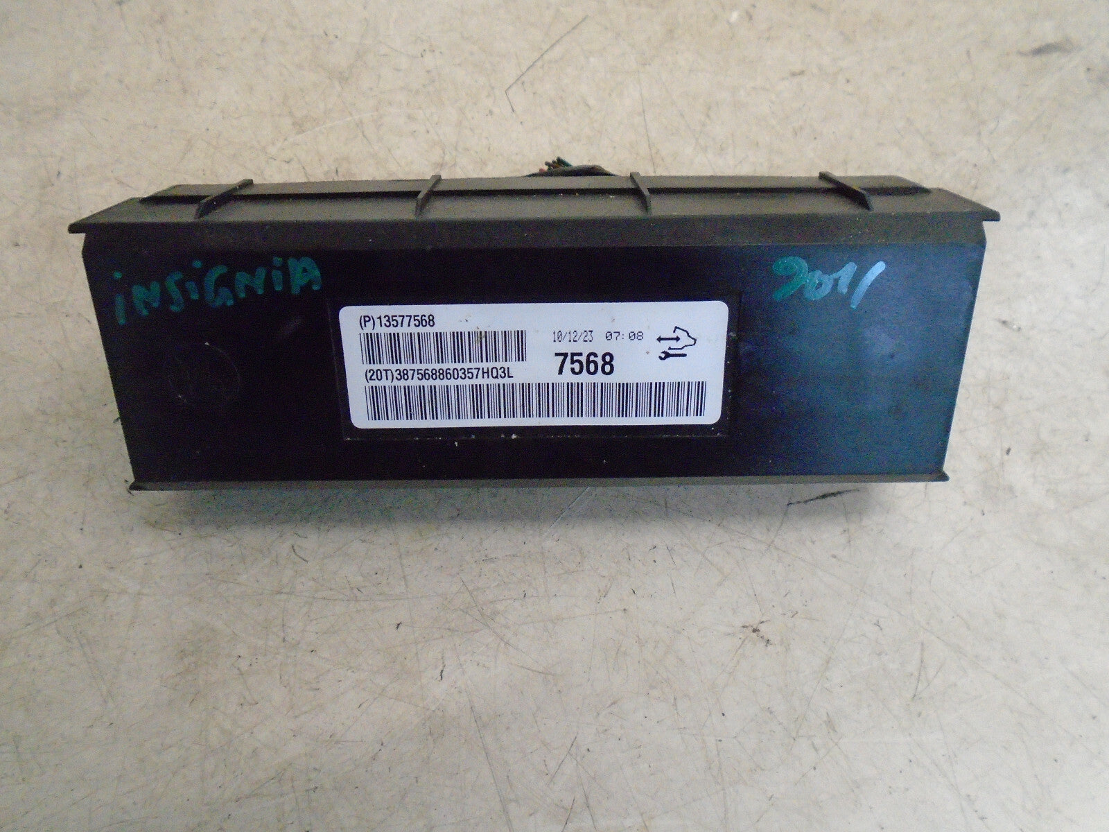 VAUXHALL INSIGNIA MK1 2011 HEATING CLIMATE CONTROL UNIT MODULE 13577568