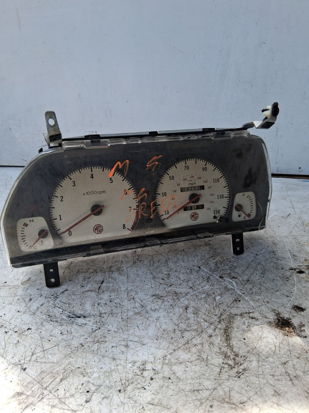 1996 MG F SPEEDO SPEEDOMETER INSTRUMENT CLUSTER