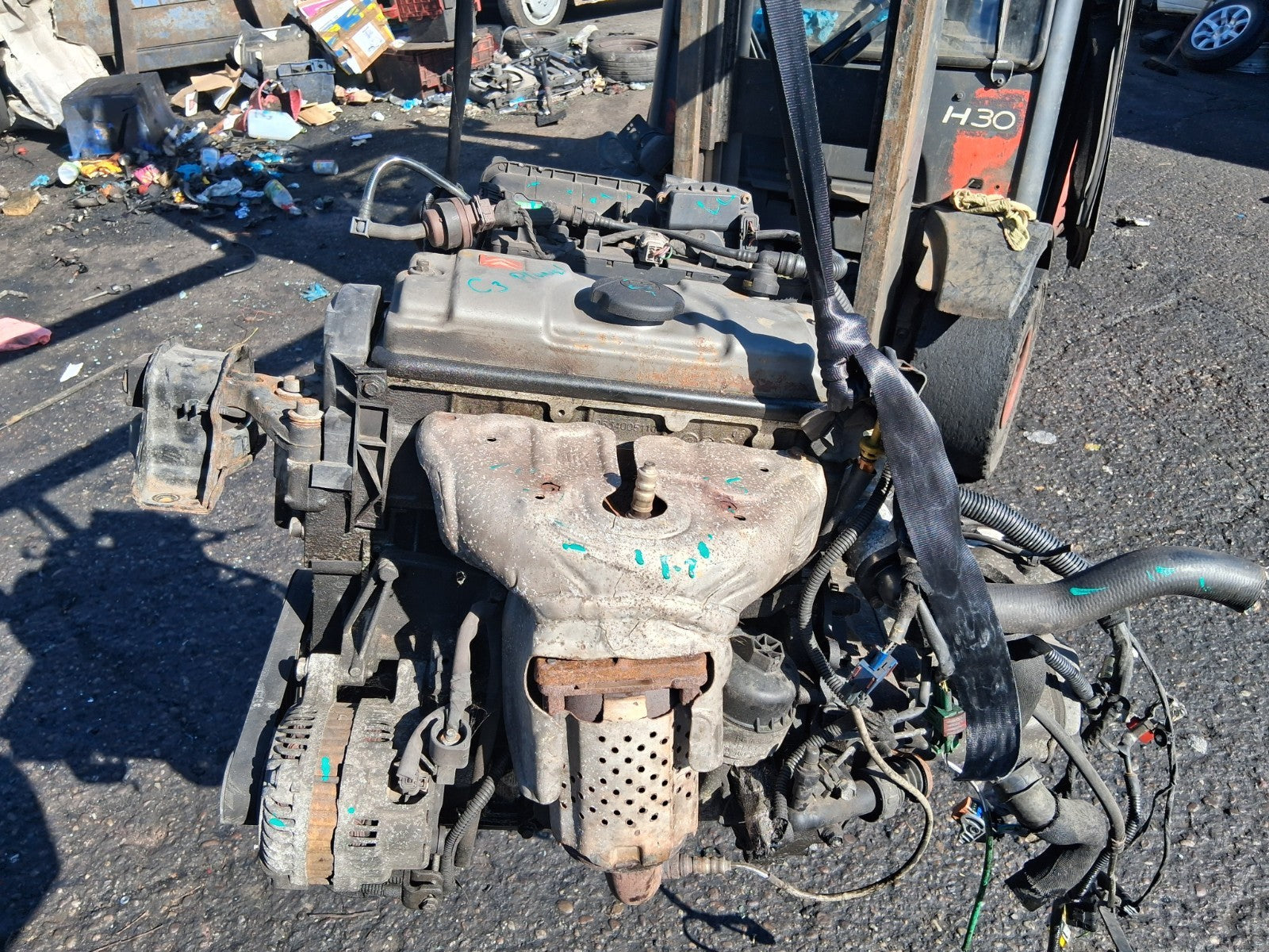 2006 CITROEN C3 PLURIEL 1.4 PETROL COMPLETE ENGINE TU3A KFV