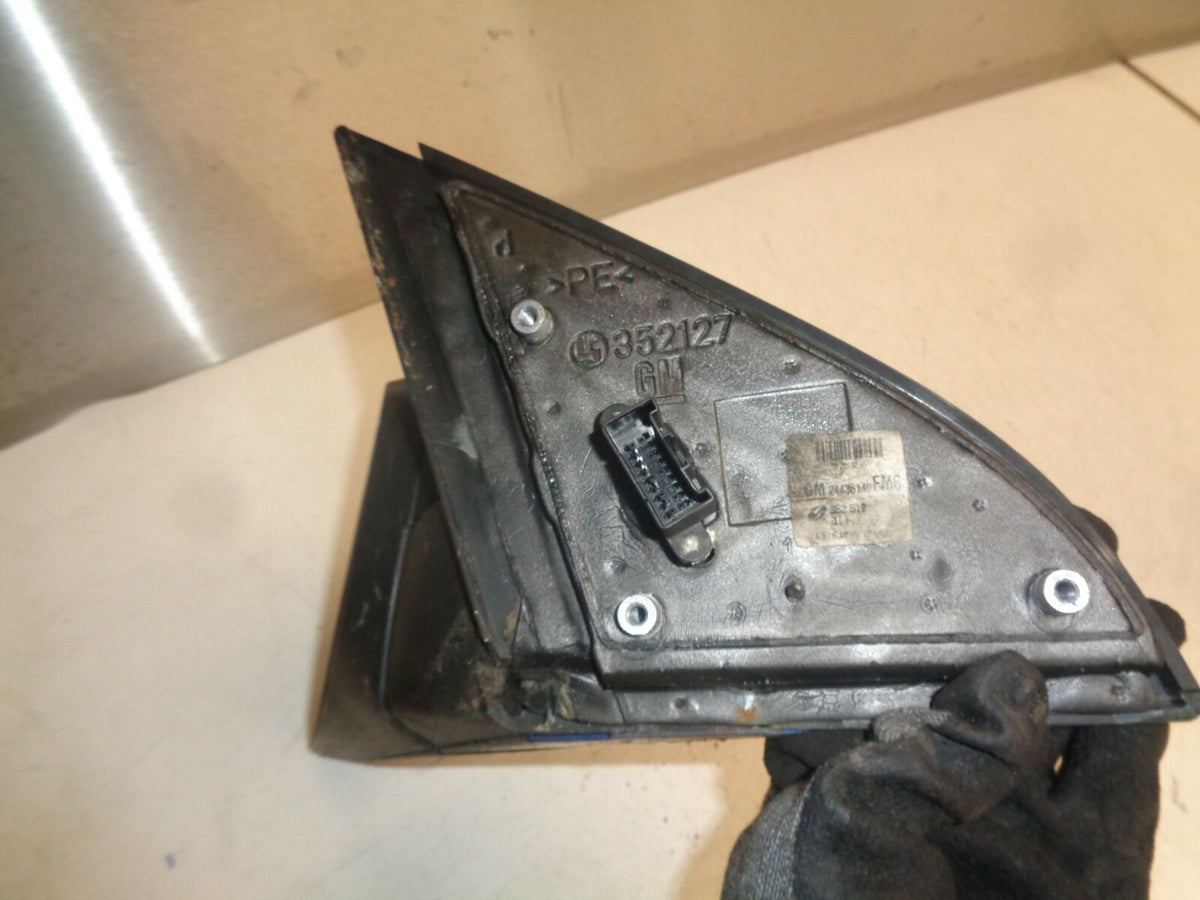 VAUXHALL VECTRA C 2008 NS PASSENGER SIDE WING MIRROR BLUE 24436149