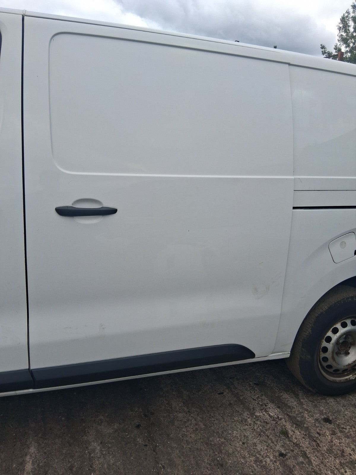 2019 CITROEN DISPATCH VIVARO MK3 NS PASSENGER SIDE SLIDING BARE DOOR WHITE EWP