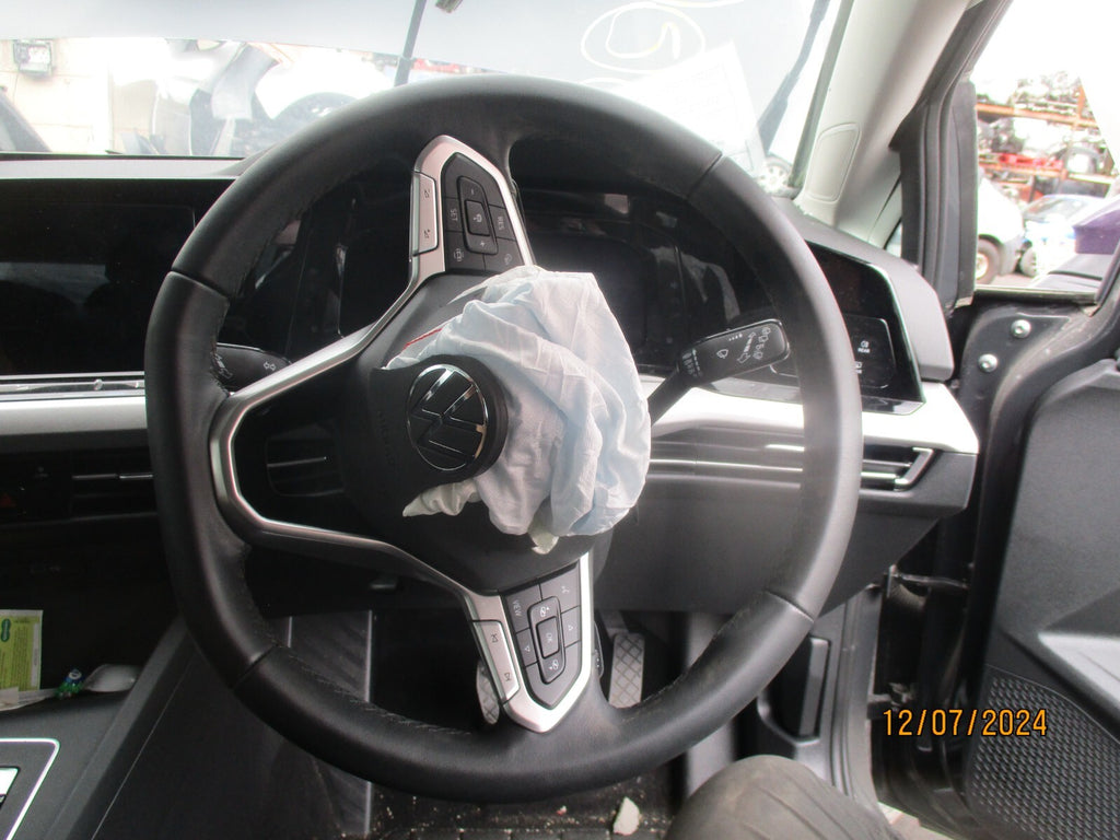 2023 VW VOLKSWAGEN GOLF MK8 3 SPOKE MULTIFUNCTION LEATHER STEERING WHEEL