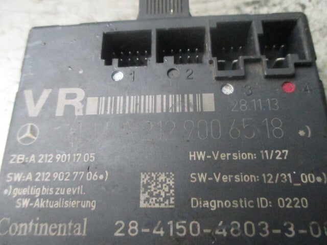 2014 MERCEDES-BENZ E-CLASS C207 FRONT DOOR ECU CONTROL MODULE UNIT 28-4150-4