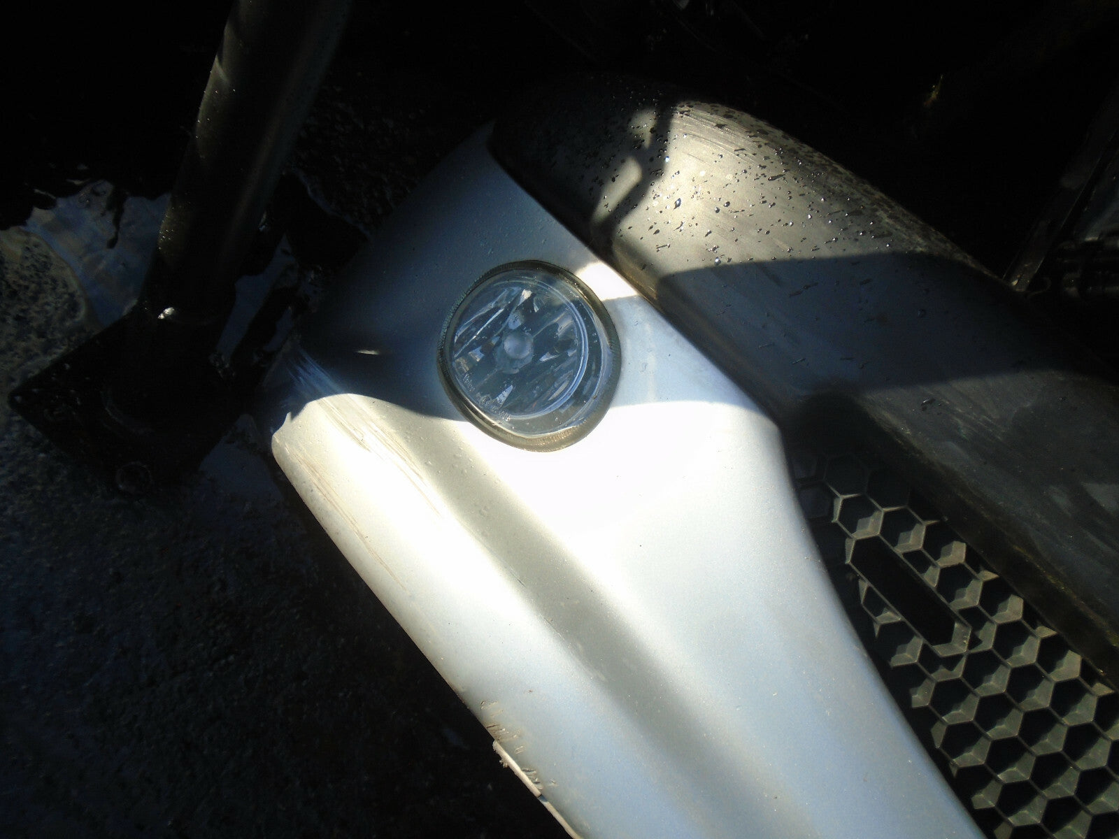 PEUGEOT 206 2004 FRONT COMPLETE BUMPER SILVER