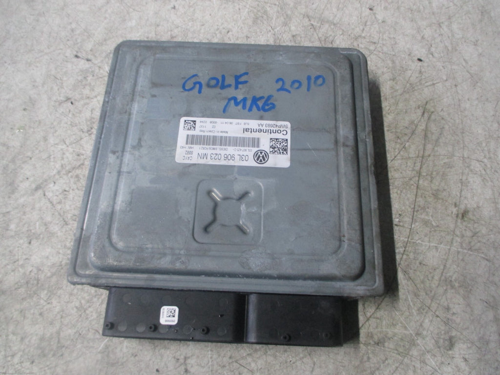 VW VOLKSWAGEN GOLF MK6 2010 1.6 DIESEL ECU ENGINE CONTROL MODULE 03L906023MN