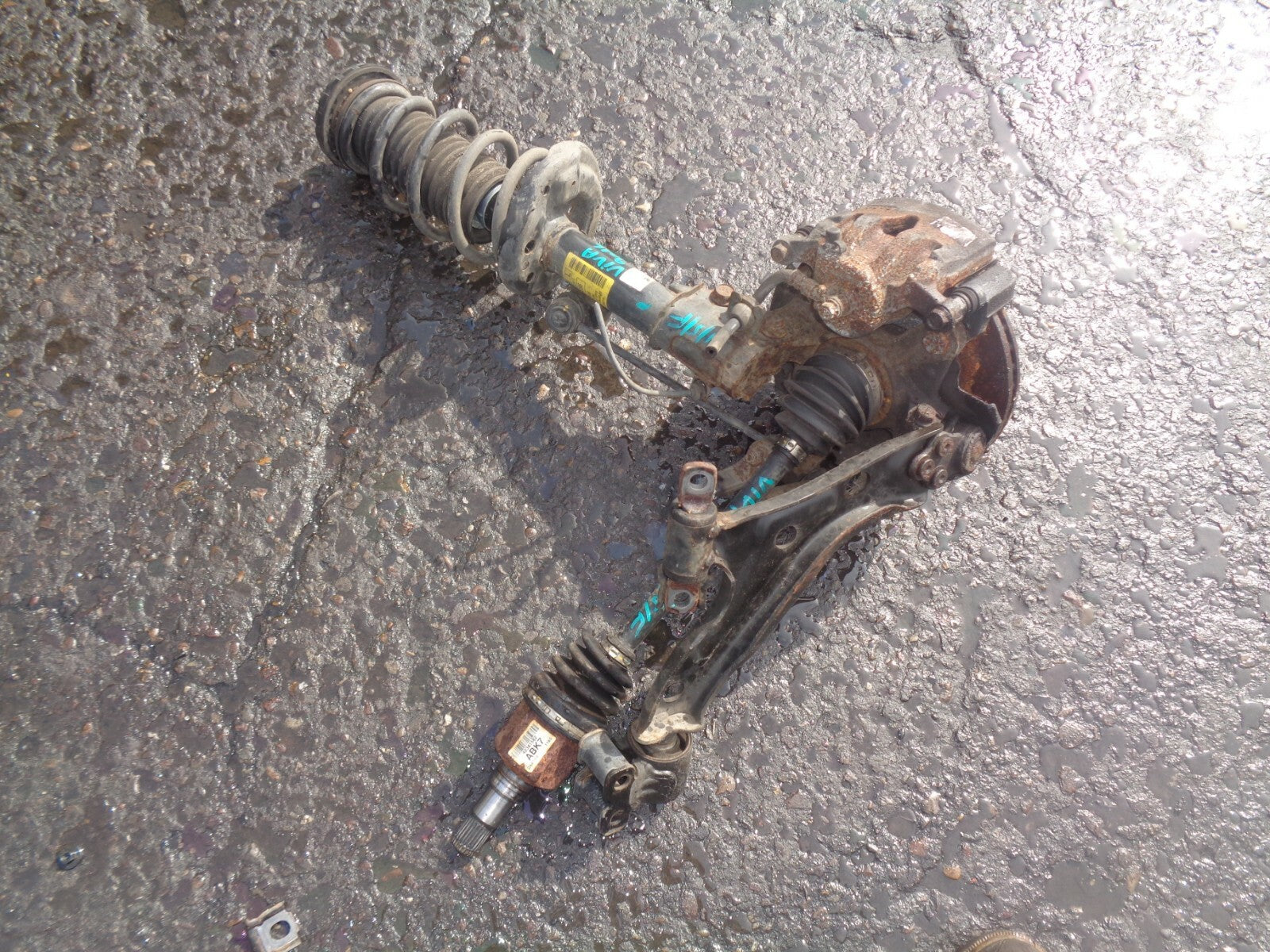 VAUXHALL VIVA 2016 1.0 PETROL NSF PASSENGER SIDE FRONT COMPLETE SUSPENSION UNIT