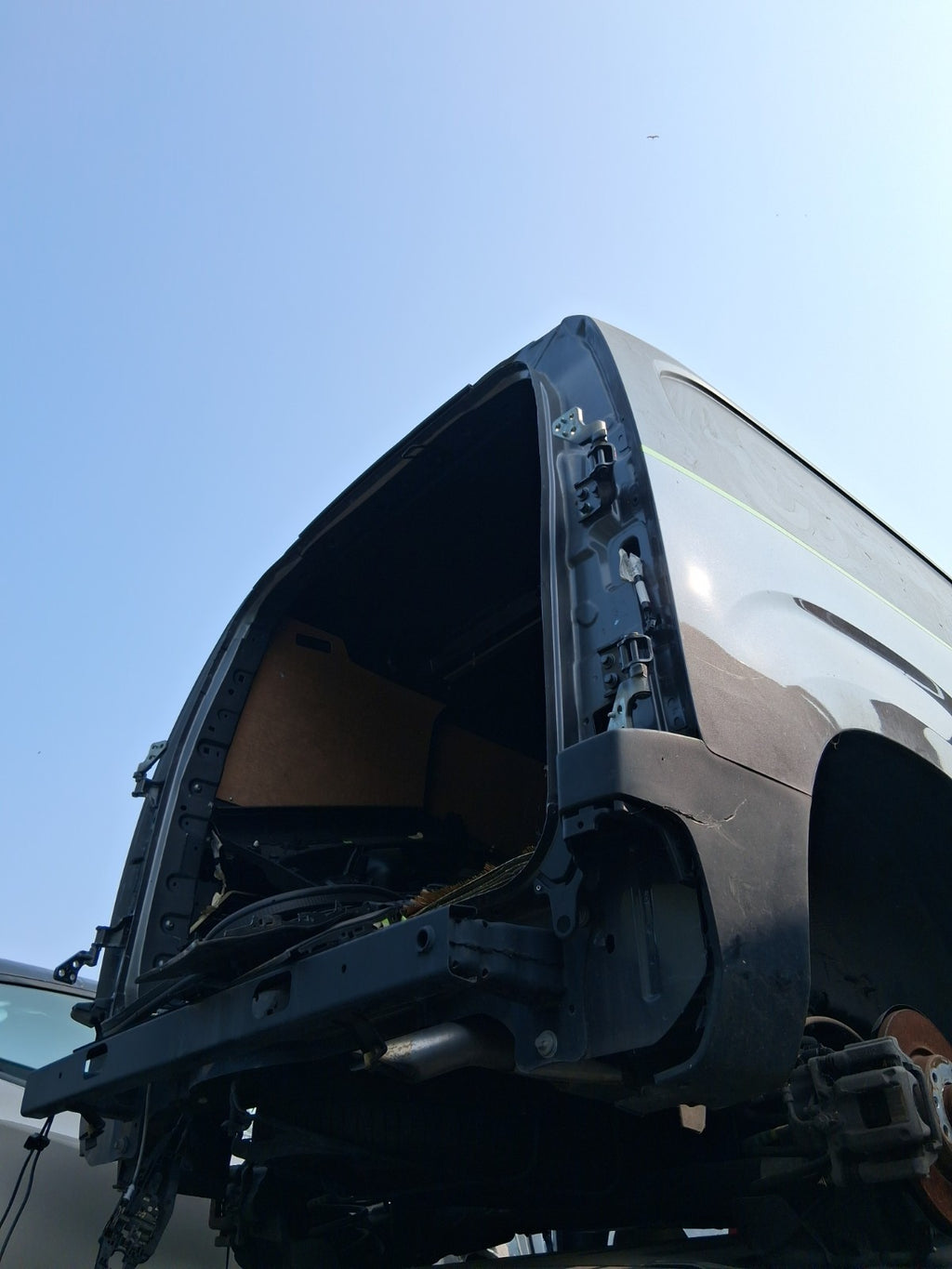 PEUGEOT PARTNER MK3 2022 OSR DRIVER SIDE REAR QUARTER PANEL CUT