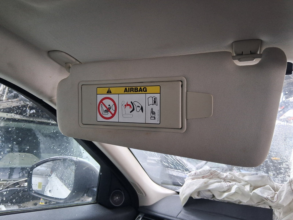 2015 RANGE ROVER EVOQUE L538 NSF PASSENGER SIDE FRONT LEFT SUN VISOR