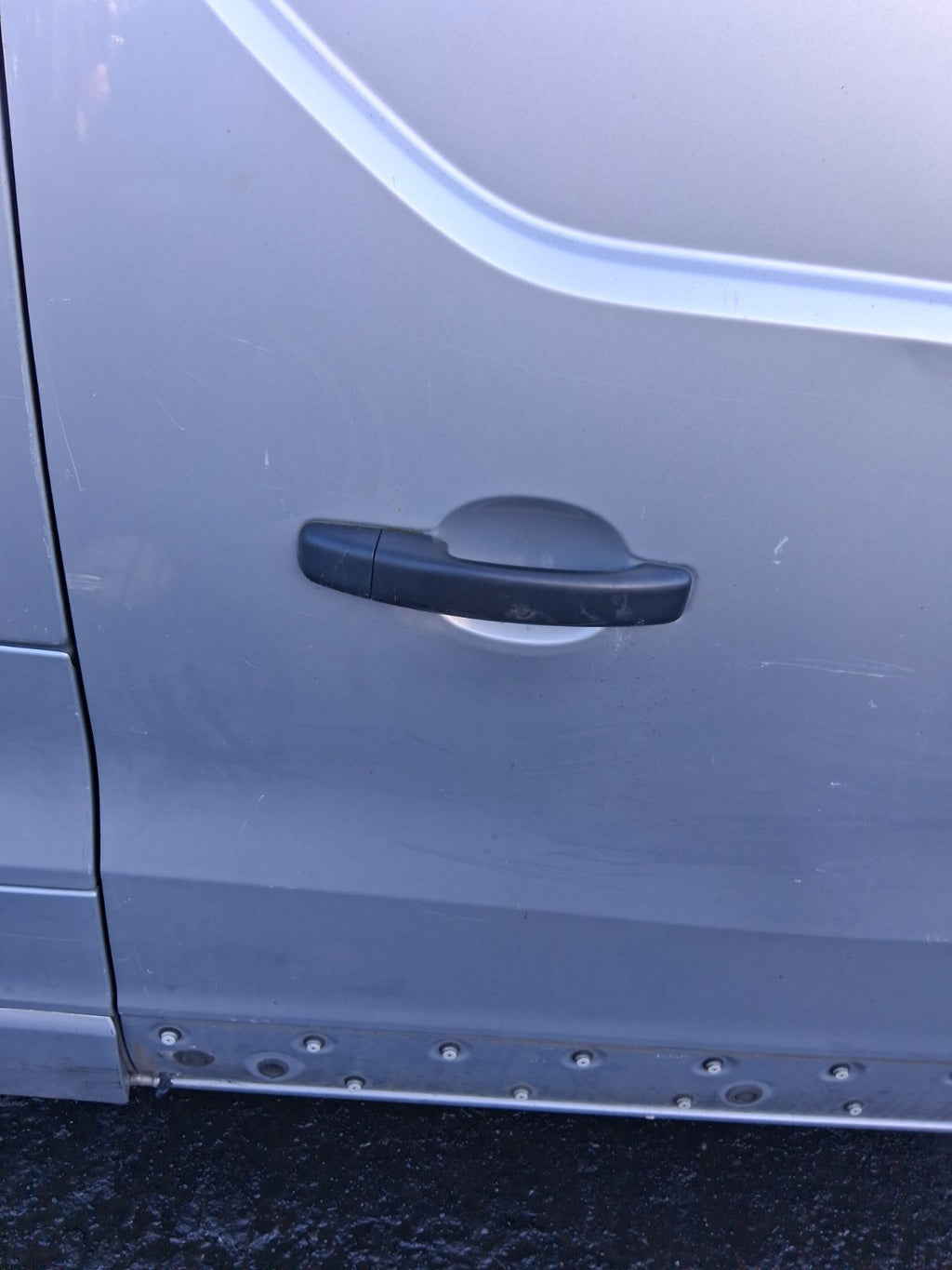 2017 VAUXHALL VIVARO MK2 NS PASSENGER SIDE COMPLETE SLIDING DOOR SILVER L193