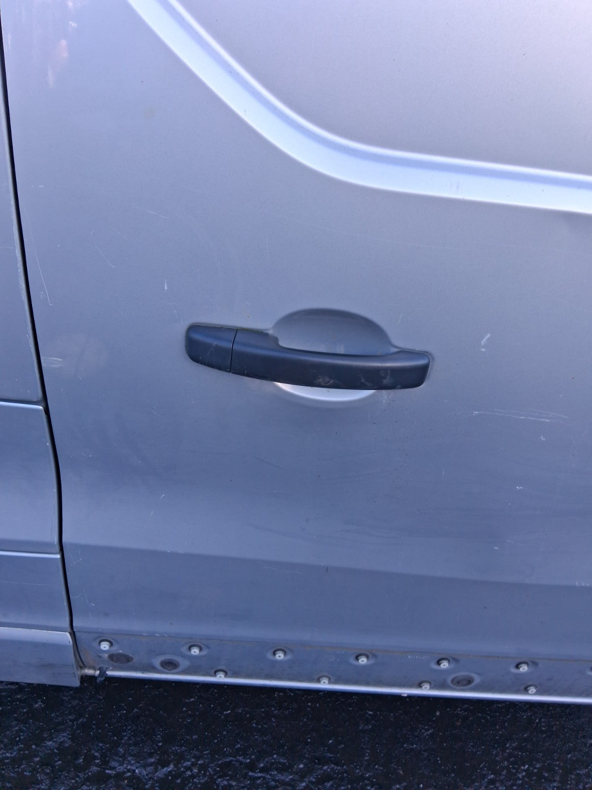 2017 VAUXHALL VIVARO MK2 NS PASSENGER SIDE COMPLETE SLIDING DOOR SILVER L193