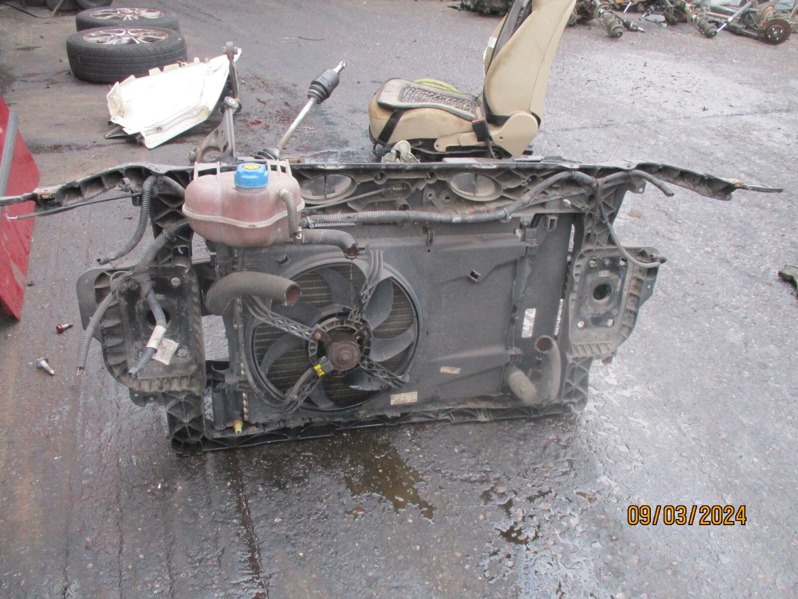 FIAT GRANDE PUNTO 2007 1.2 PETROL FRONT COMPLETE SLAM PANEL RADPACK BAR RP 25