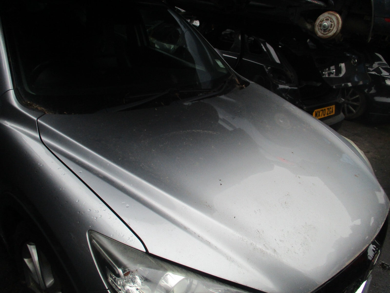 2013 MAZDA CX 5 MK1 FRONT BONNET HOOD LIQUID SILVER P38