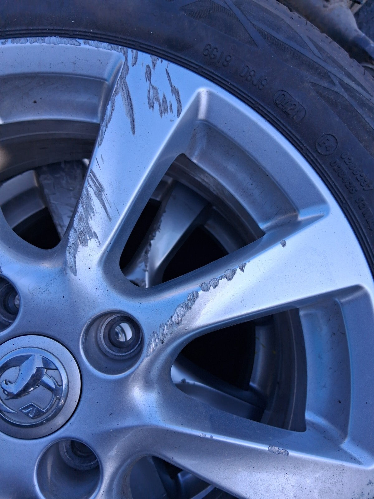 2021 VAUXHALL CORSA F 16 INCH ALLOY WHEEL WITH TYRE 195/55R16 9332274480