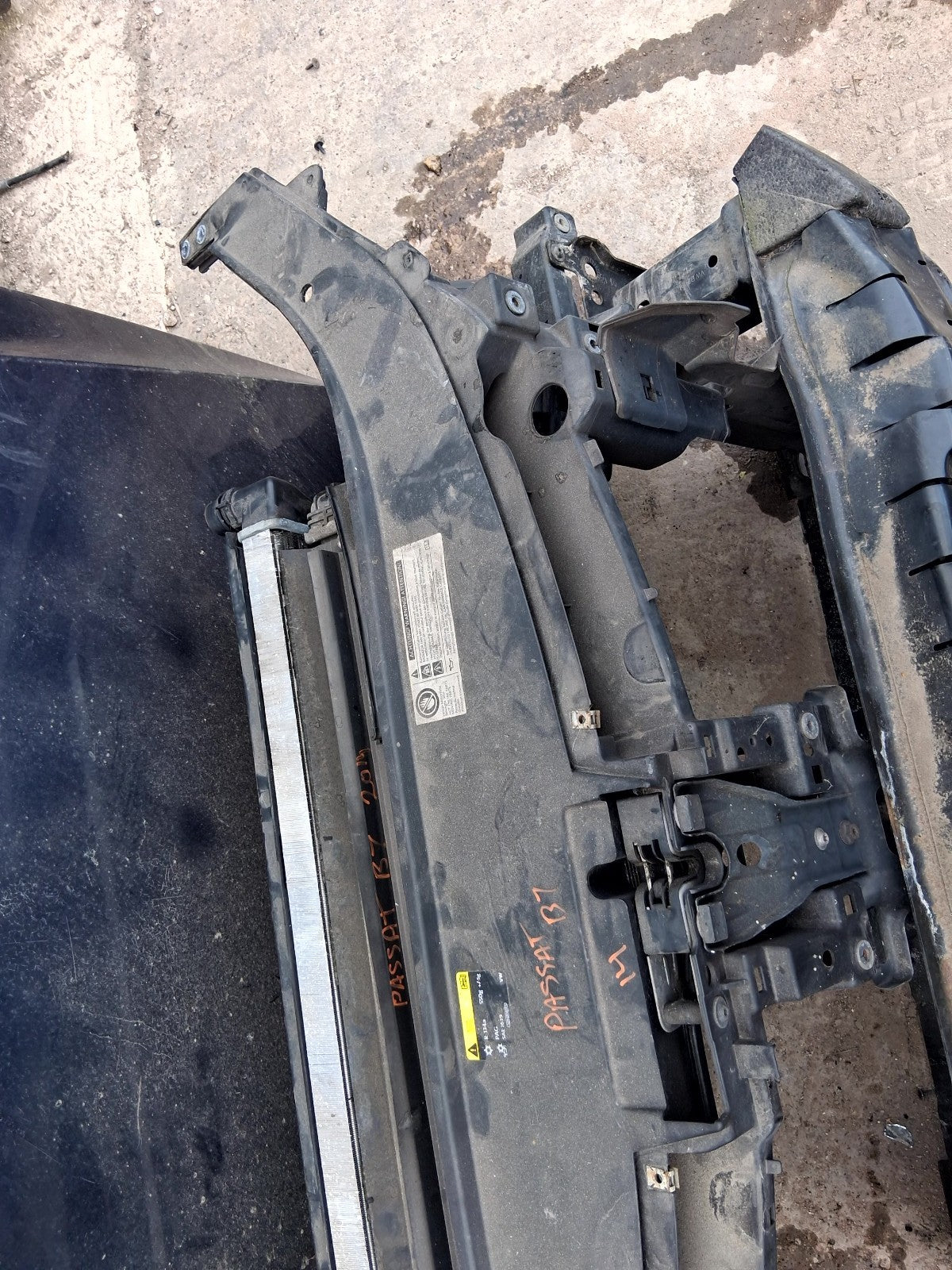 2014 VW VOLKSWAGEN PASSAT B7 2.0 DIESEL COMPLETE RAD PACK RADIATOR FRONT PANEL
