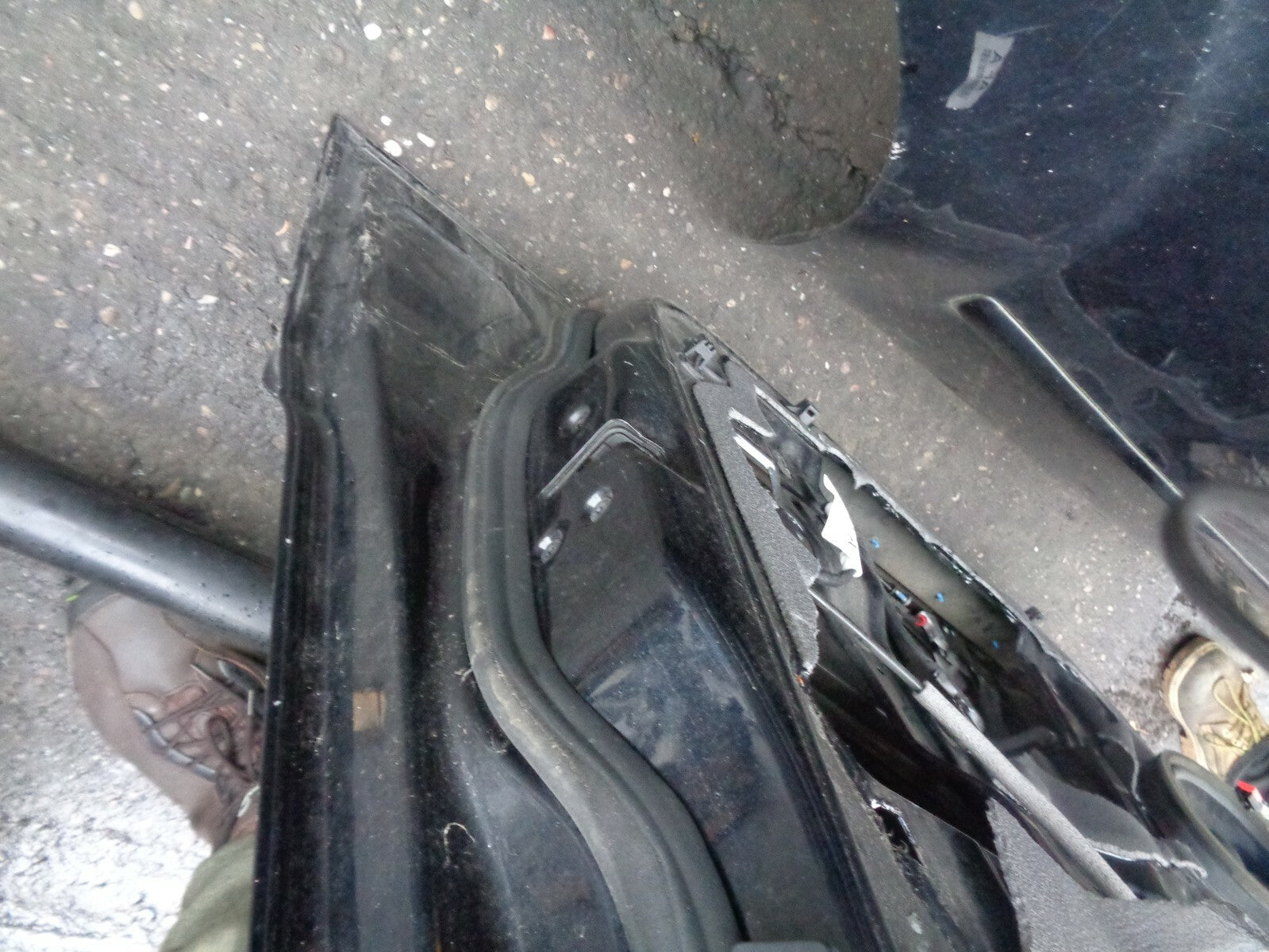 FORD GALAXY 2010 OSF DRIVER SIDE FRONT DOOR BLACK WINDOW REGULATOR LOCK MECH