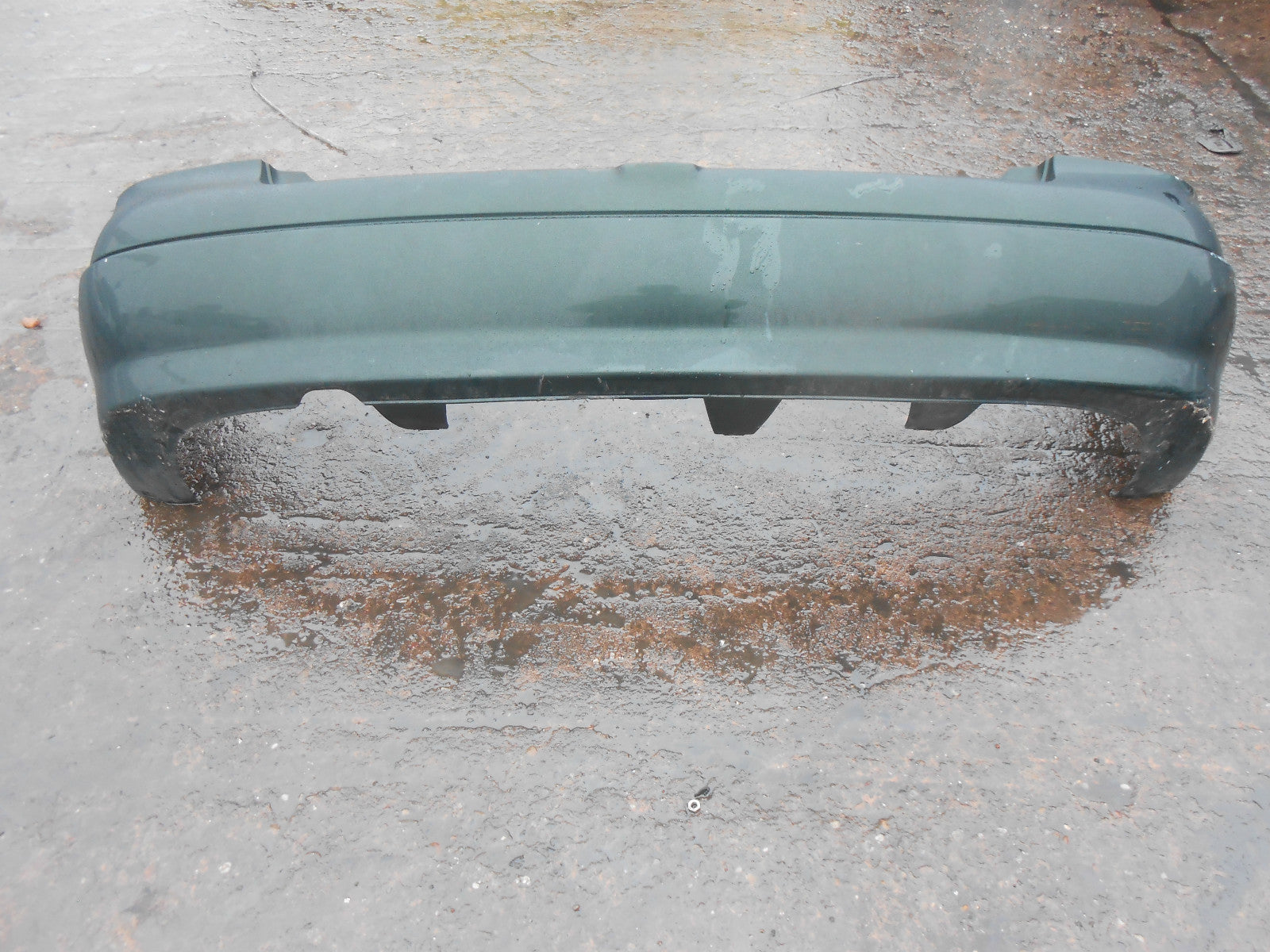 VAUXHALL ASTRA G MK4 2003 HATCHBACK REAR BACK PLASTIC BUMPER DARK GREEN