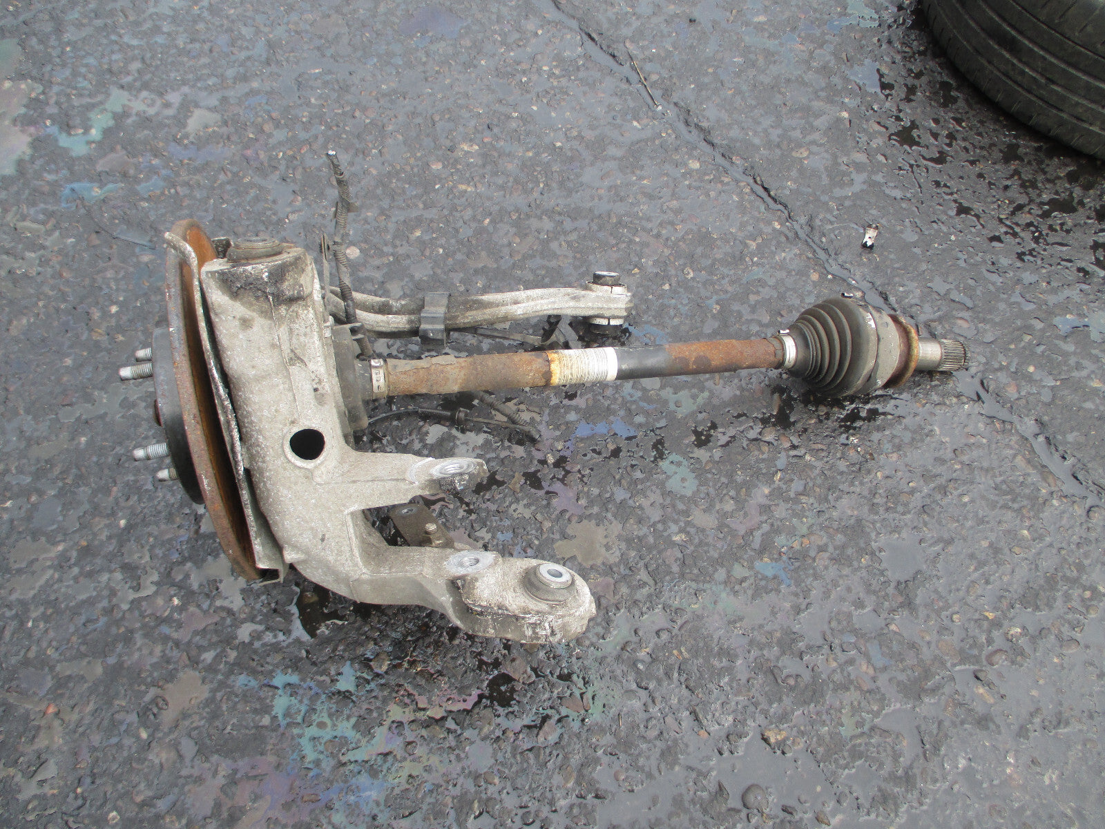 2016 JAGUAR XE 2.0 DIESEL NSR PASSENGER REAR WHEEL HUB DRIVESHAFT GX734K139BB