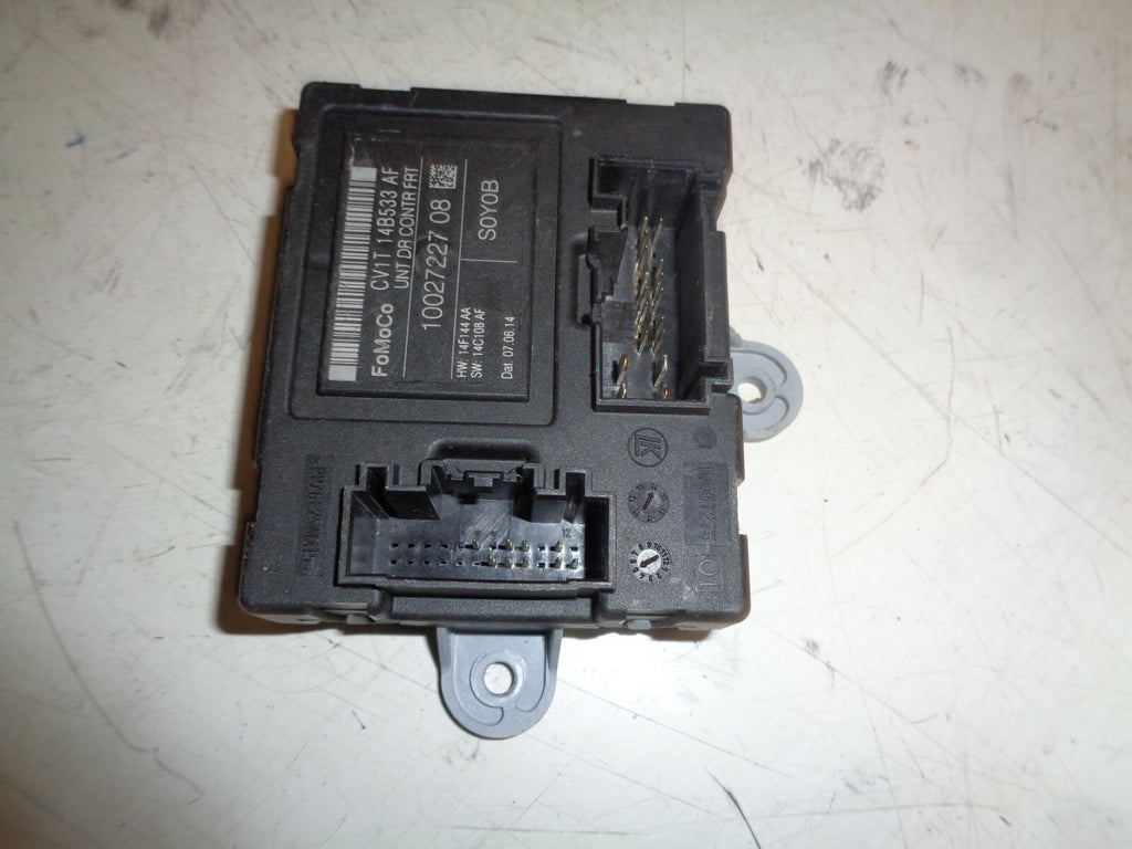 FORD FIESTA MK7 2017 NSF PASSENGER SIDE FRONT DOOR CONTROL MODULE CV1T14B533