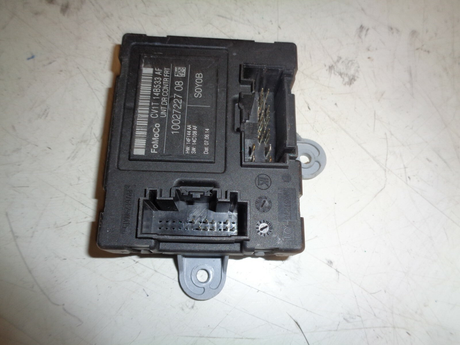 FORD FIESTA MK7 2017 NSF PASSENGER SIDE FRONT DOOR CONTROL MODULE CV1T14B533